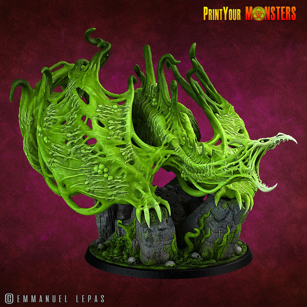 Sentient Dragon Ooze - aus der Reihe Ooze Pack von Print Your Monsters