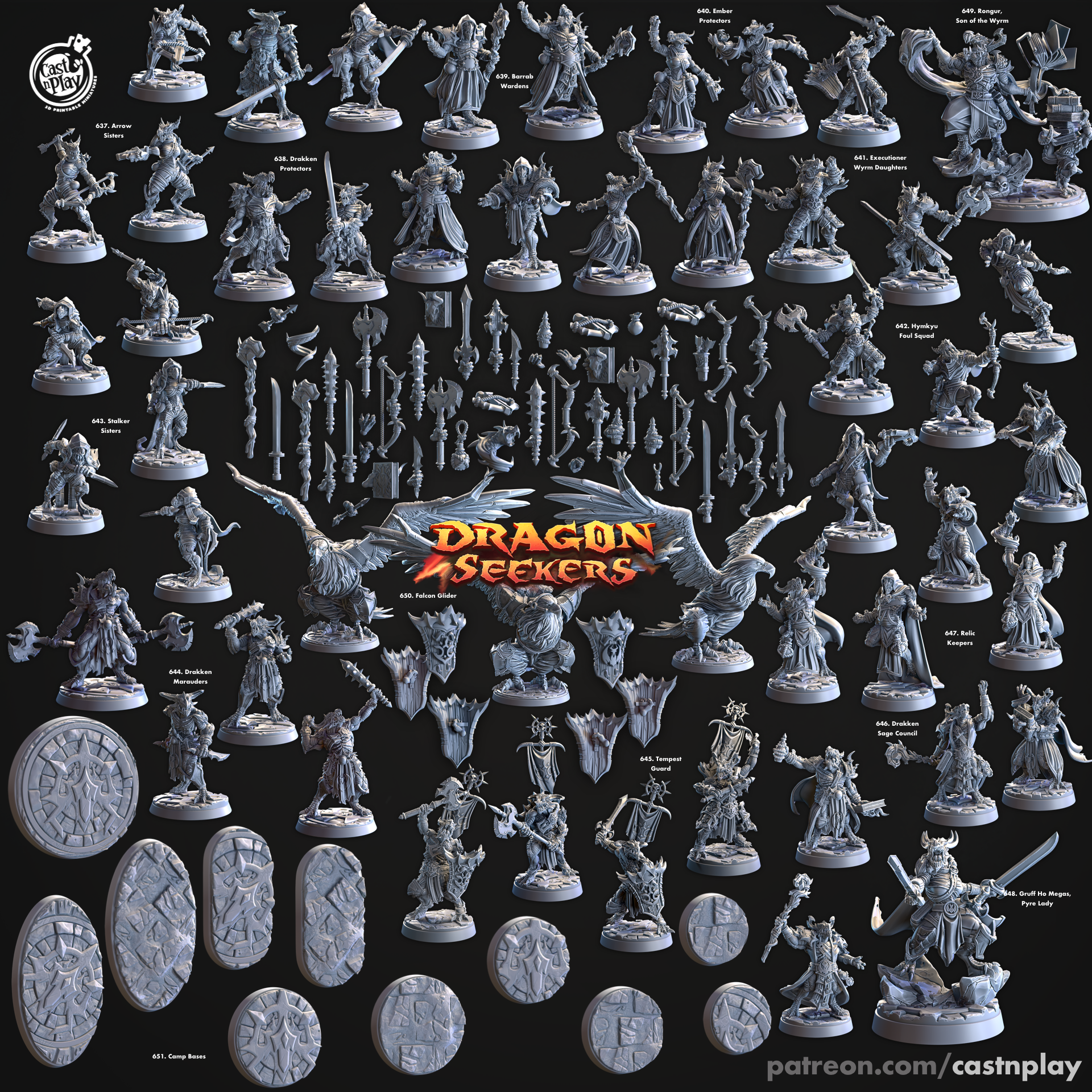 Rongur, Son of the Wyrm - Dragon Seekers - Cast n Play