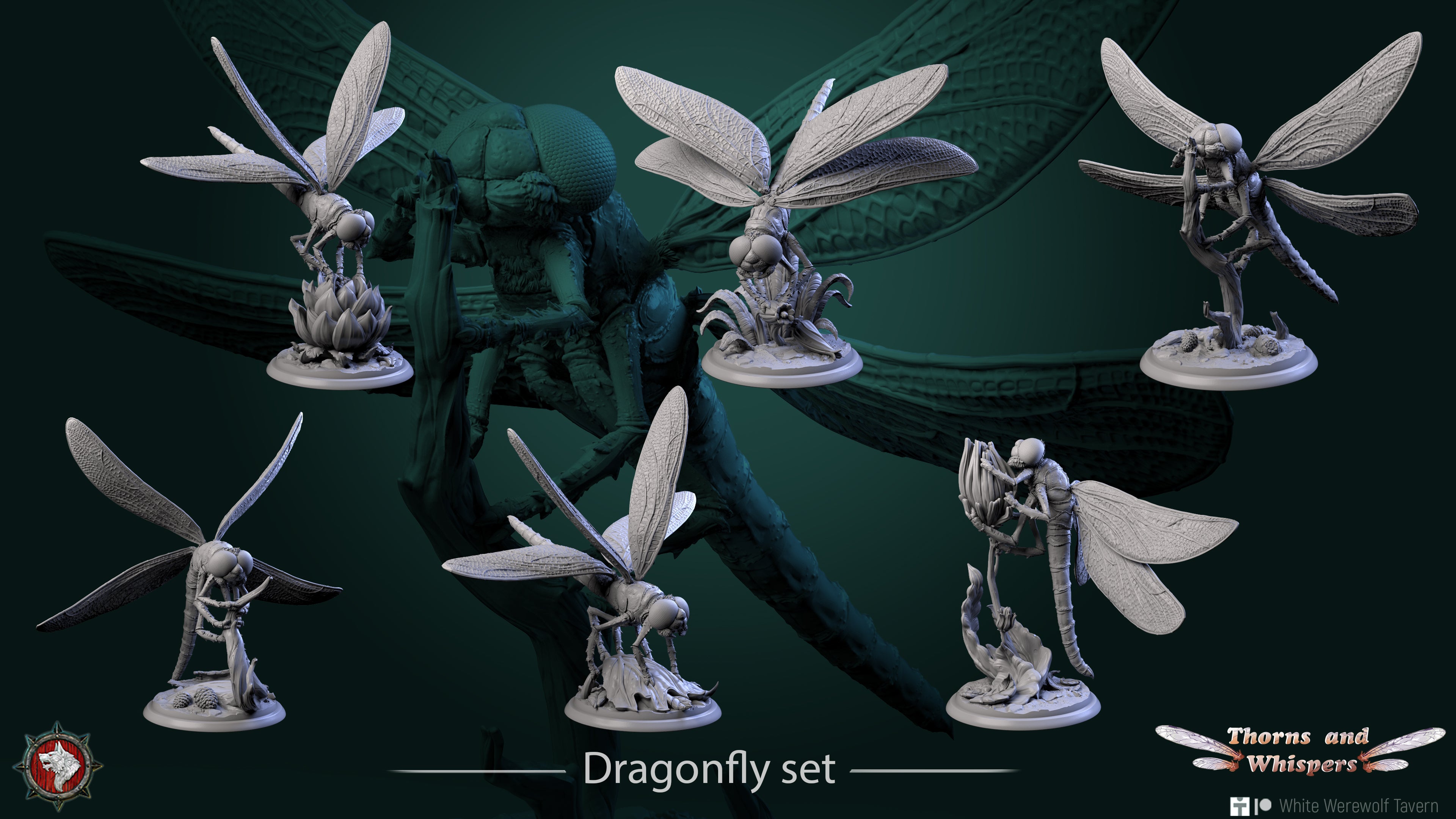 Dragonfly - from the Thorns and Whispers series by White Werewolf Tavern