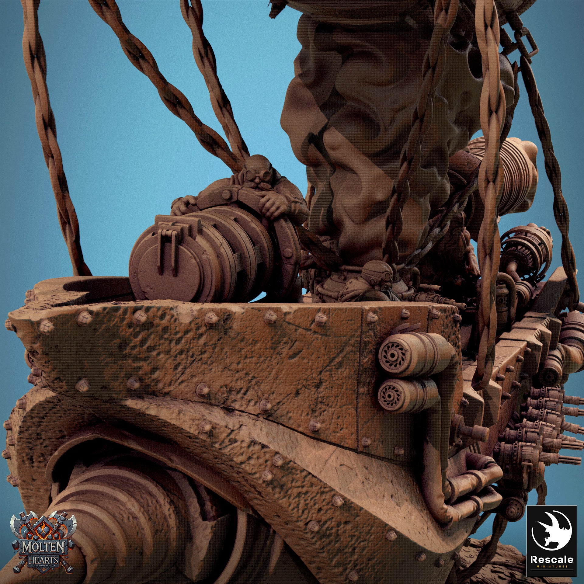 Drakarion Airship - aus der Reihe Molten Hearts von Rescale Miniatures