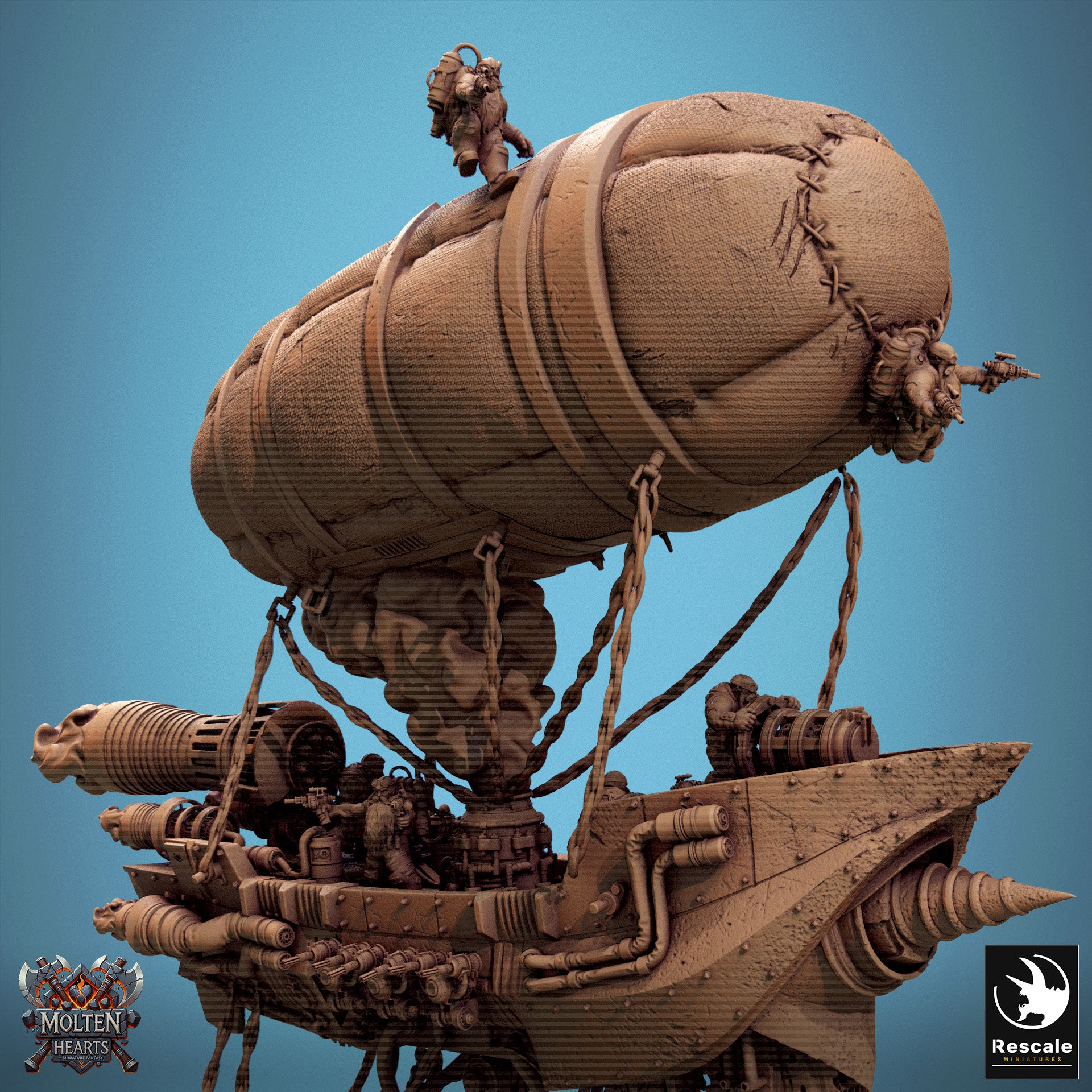 Drakarion Airship - aus der Reihe Molten Hearts von Rescale Miniatures