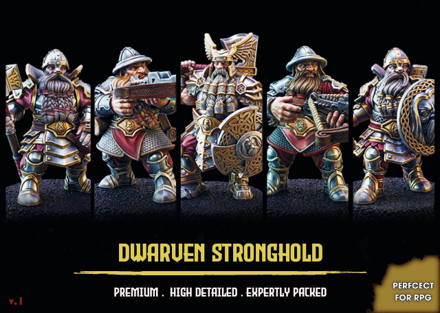 Figurenbox Dwarven Stronghold