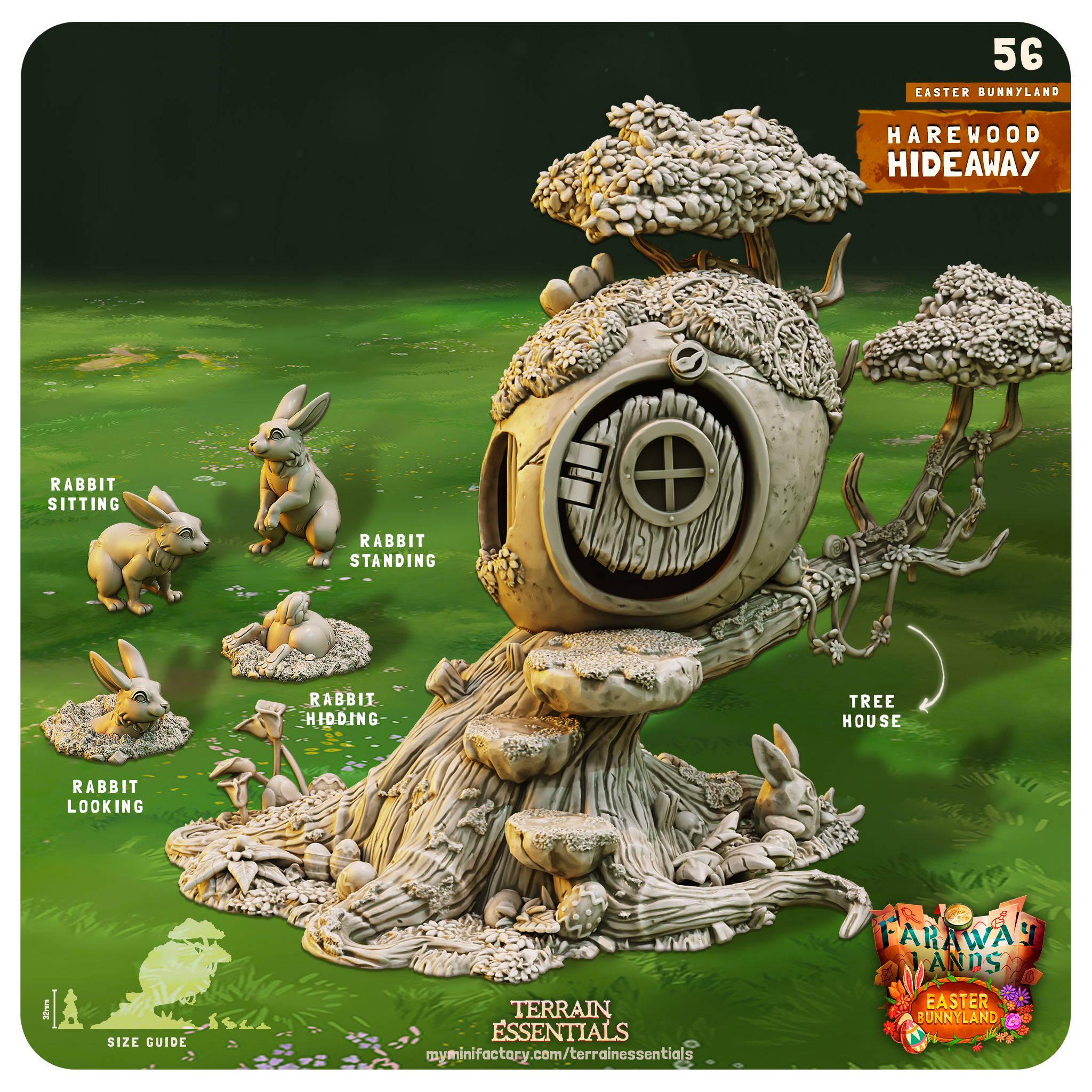 Easter Bunnyland - from Terrain Essentials by Cast n Play