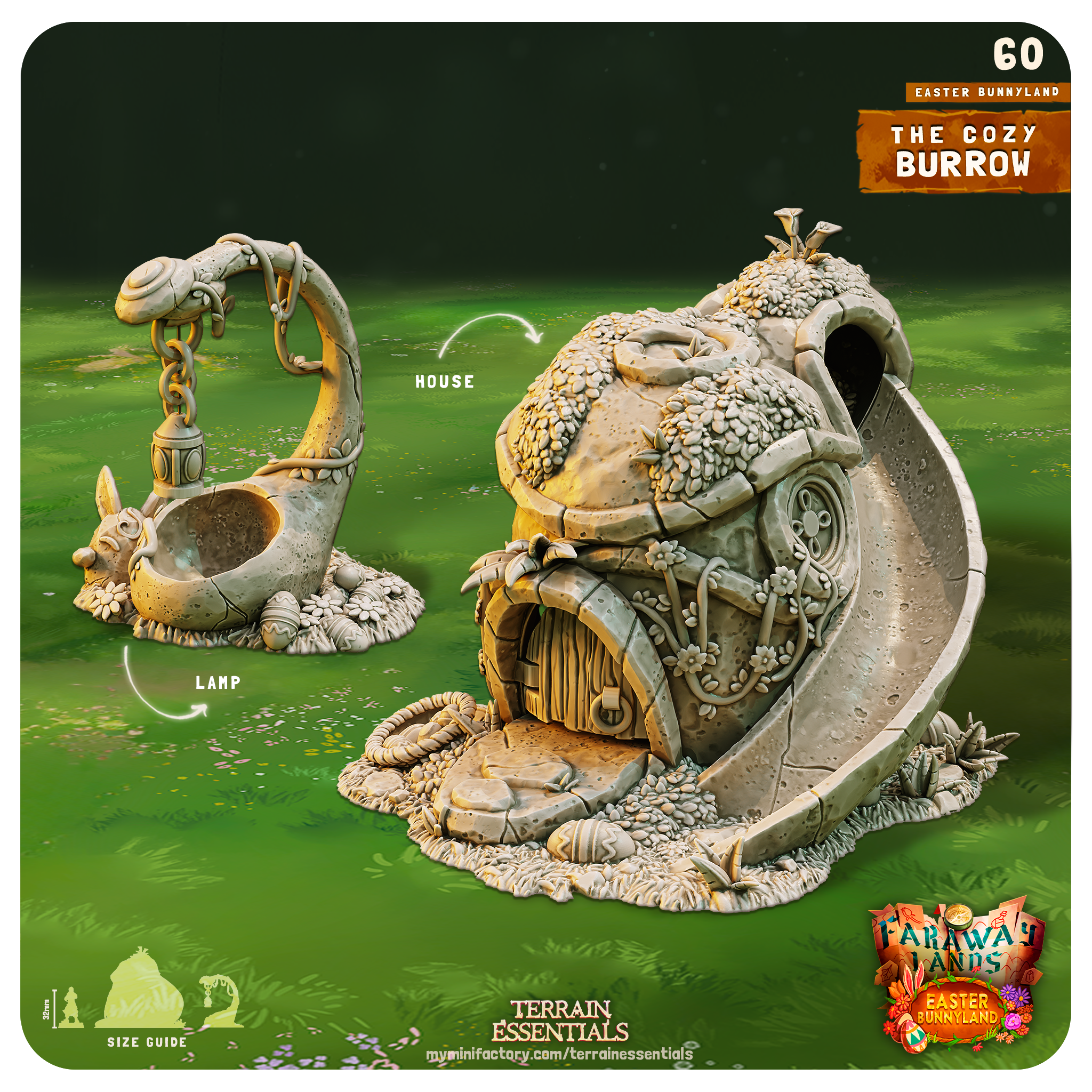 Easter Bunnyland - from Terrain Essentials by Cast n Play