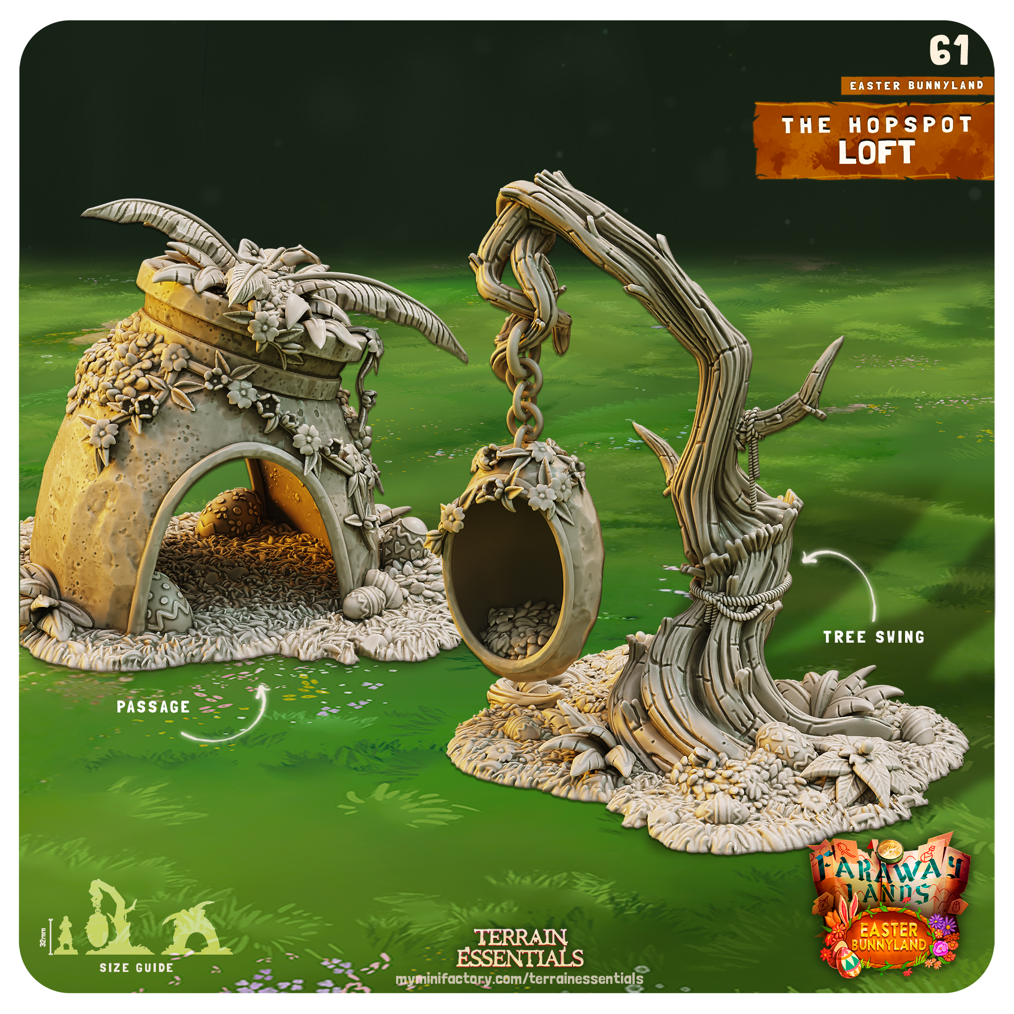 Easter Bunnyland - from Terrain Essentials by Cast n Play