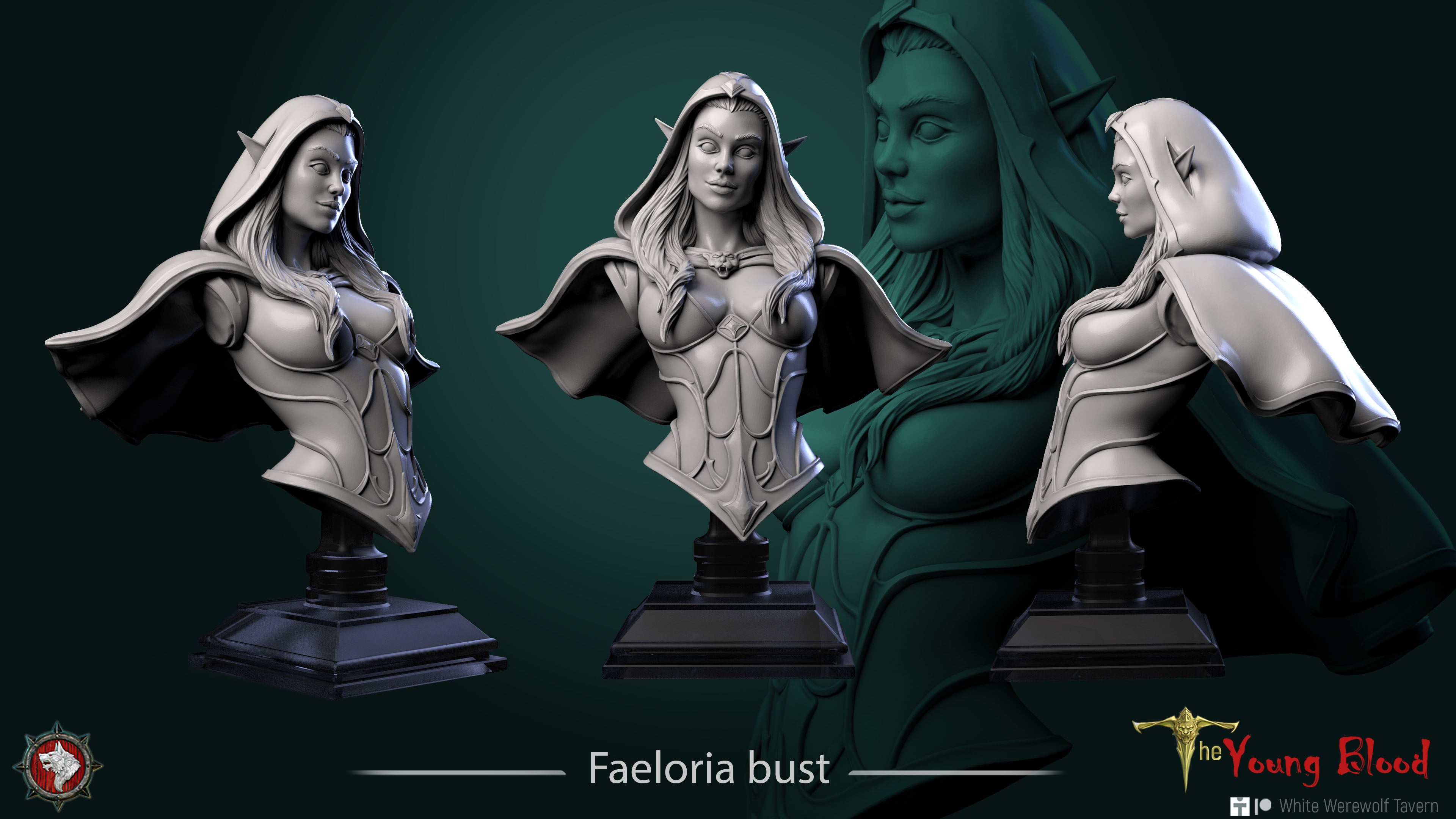 Faeloria - Bust aus der Reihe The Young Blood von White Werewolf Tavern
