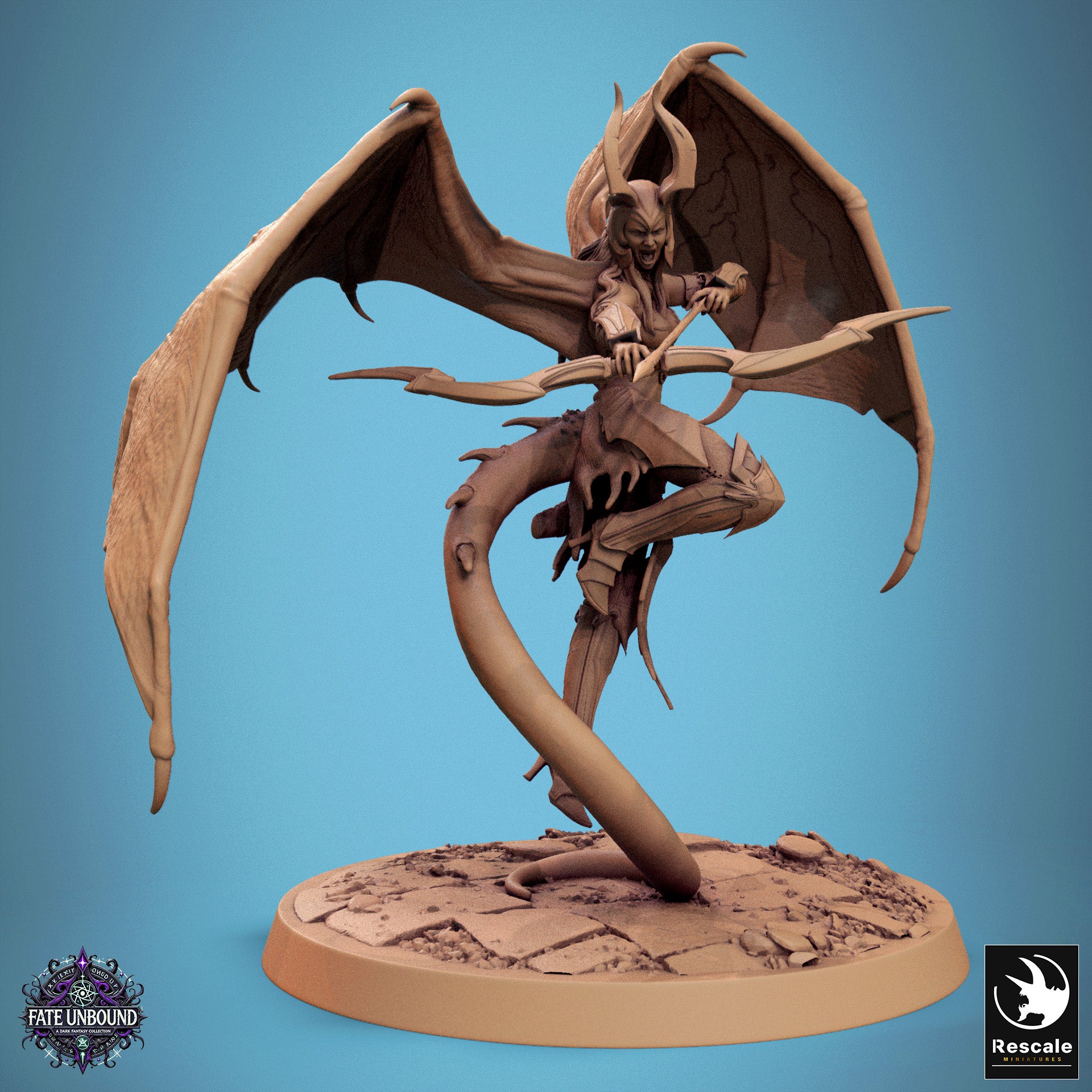 Cambion femelle – de la série Fate Unbound de Rescale Miniatures