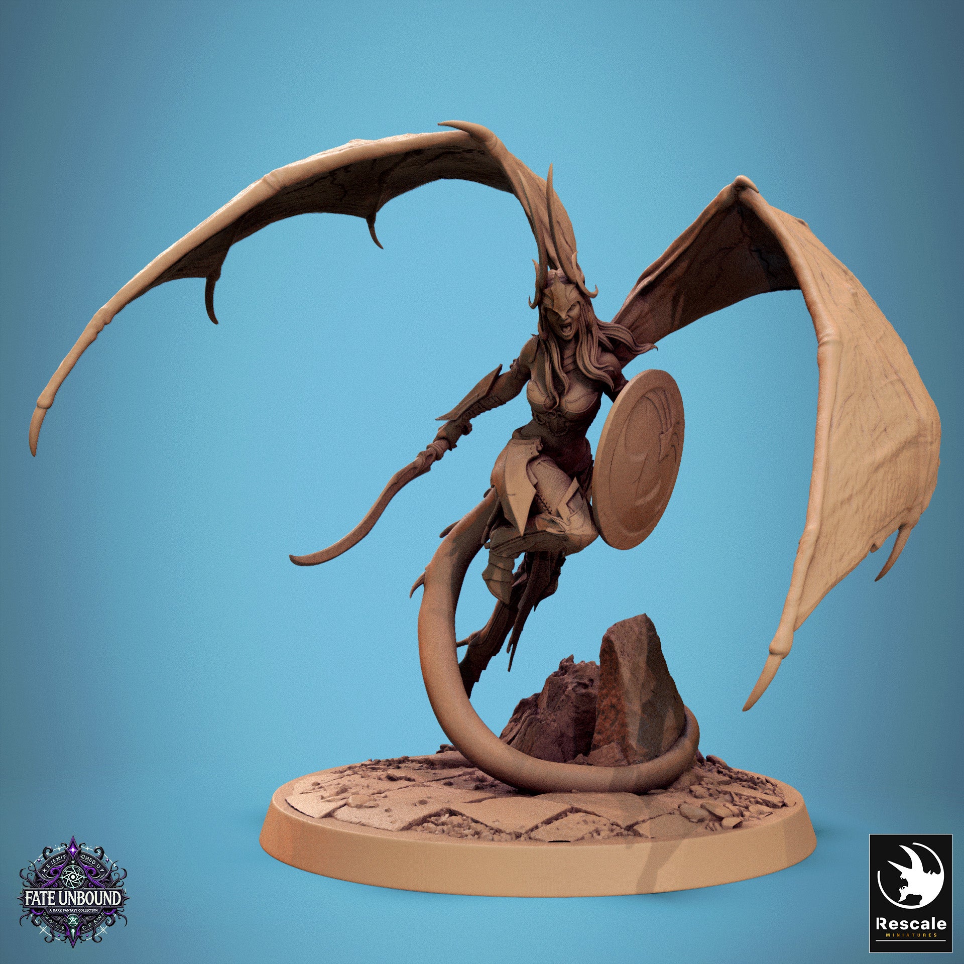 Cambion femelle – de la série Fate Unbound de Rescale Miniatures
