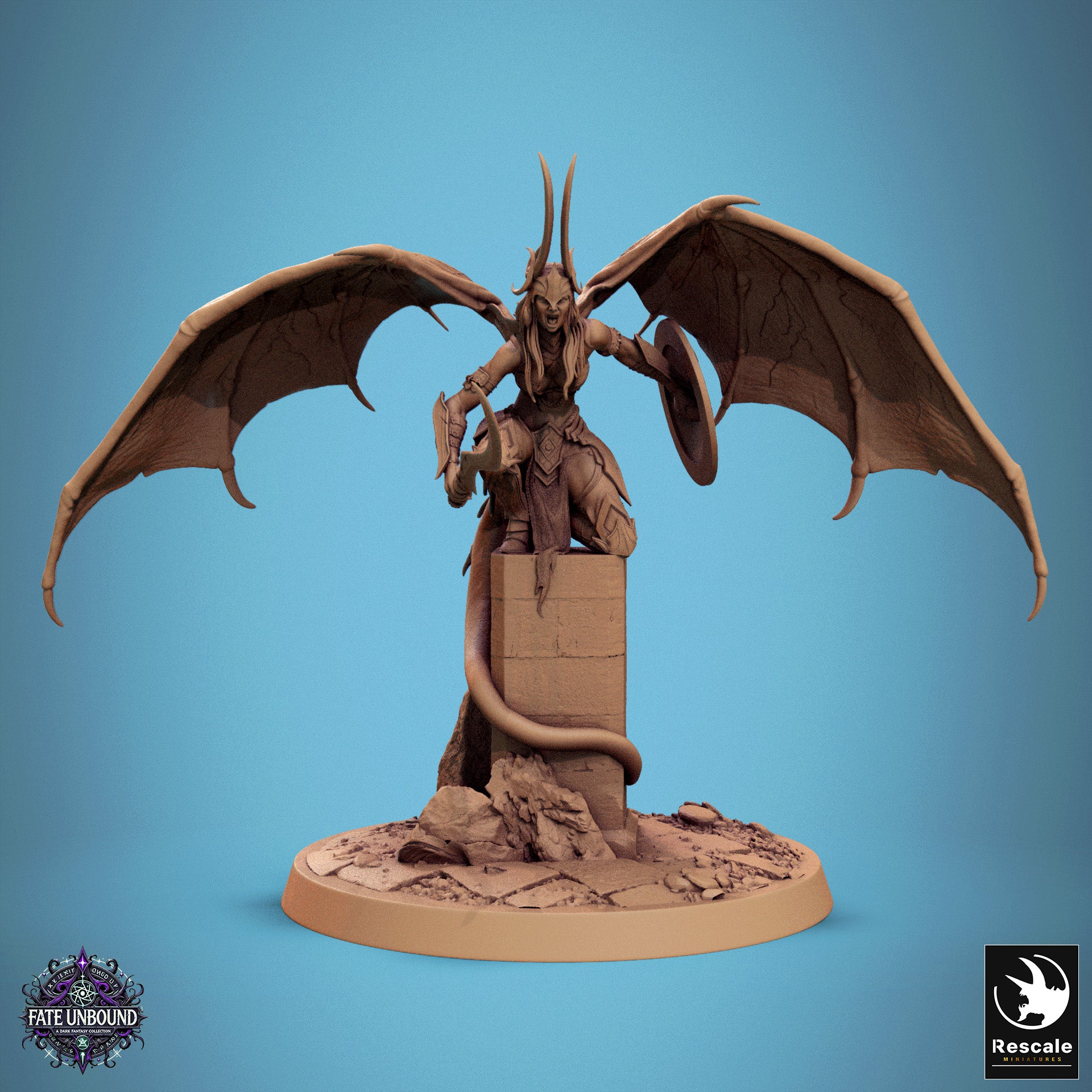Cambion femelle – de la série Fate Unbound de Rescale Miniatures