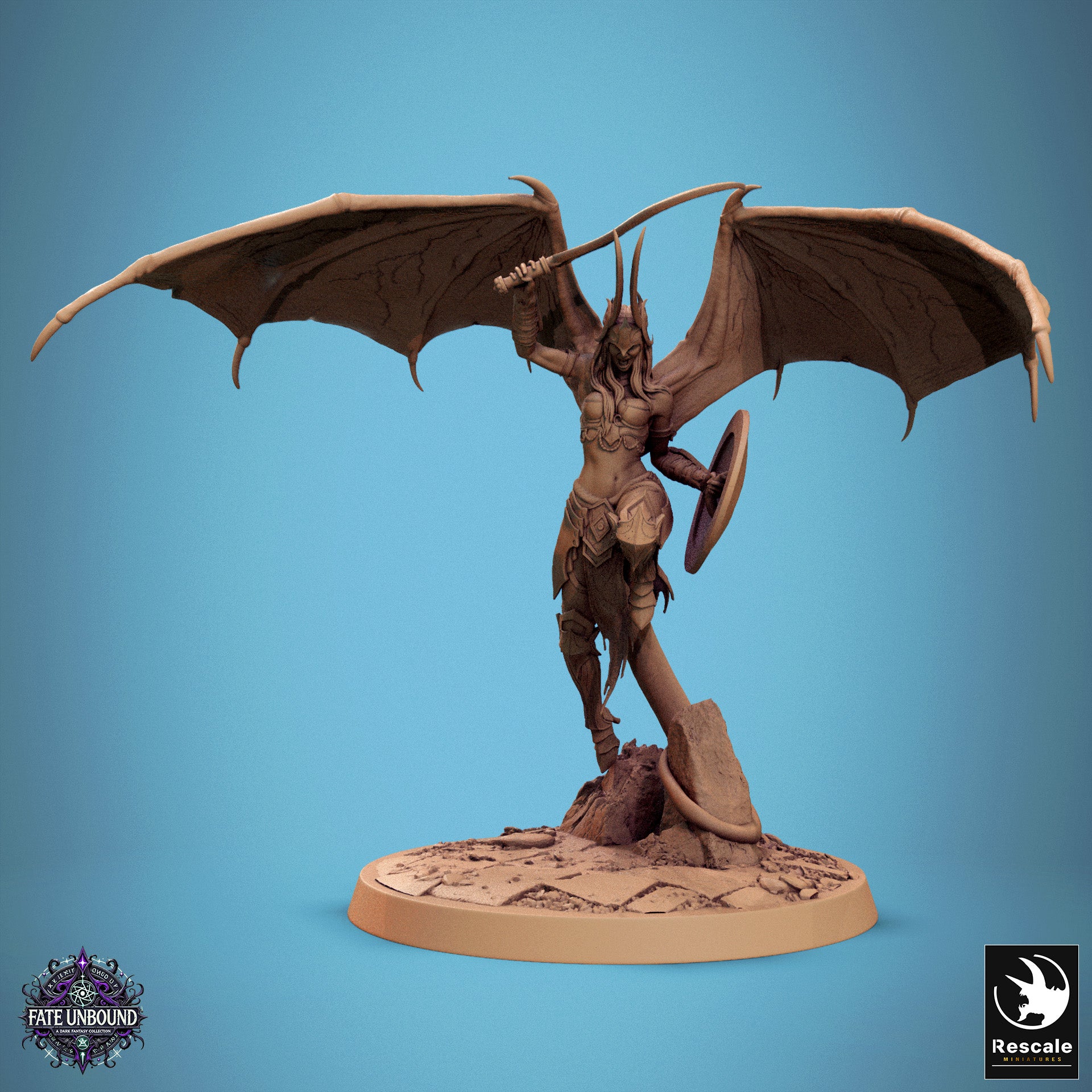 Cambion femelle – de la série Fate Unbound de Rescale Miniatures