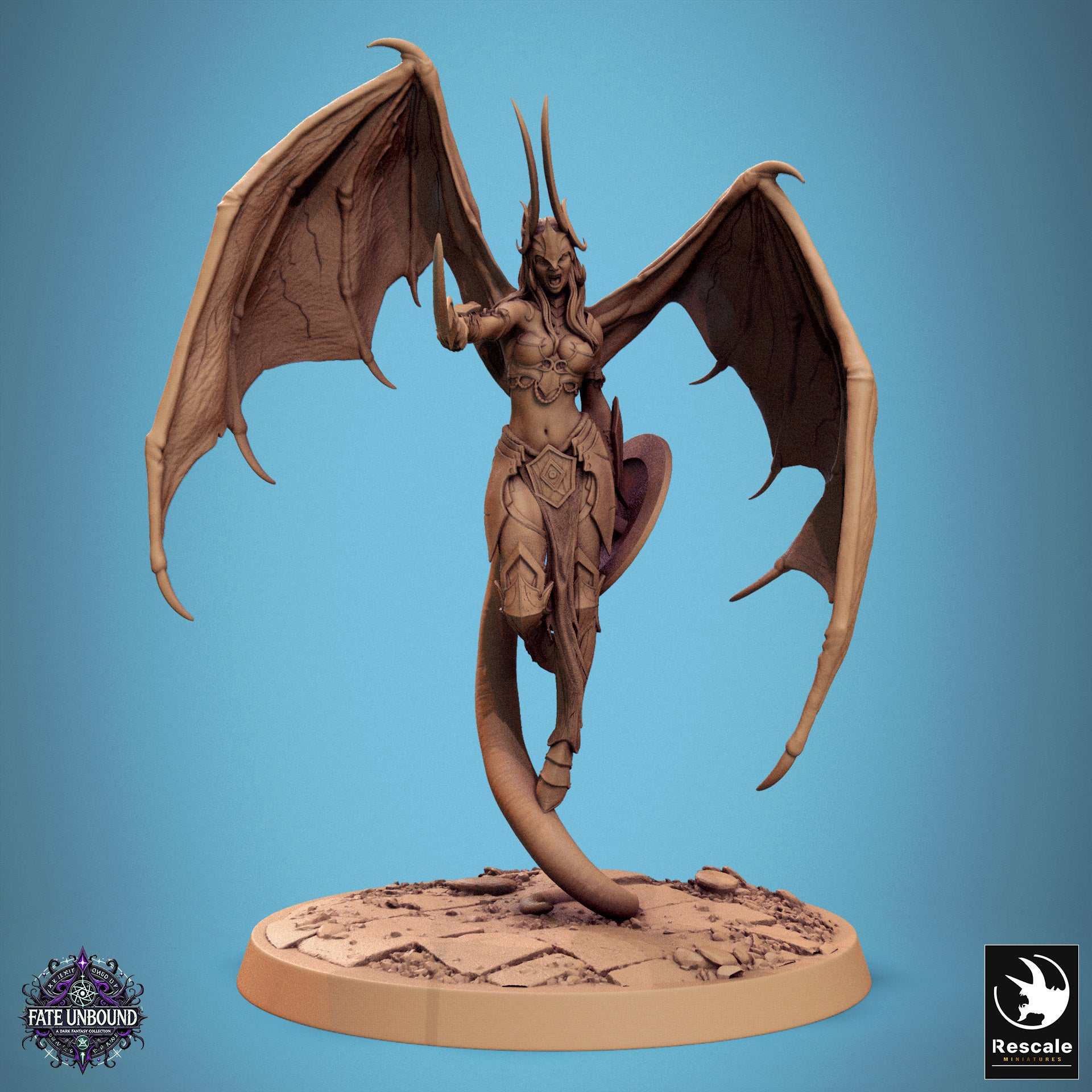 Cambion femelle – de la série Fate Unbound de Rescale Miniatures