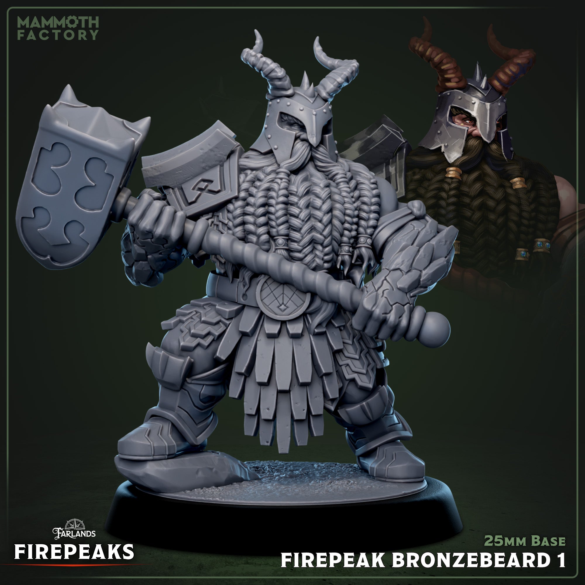 Firepeak Bronzebeard - aus der Reihe The Firepeaks von Mammoth Factory