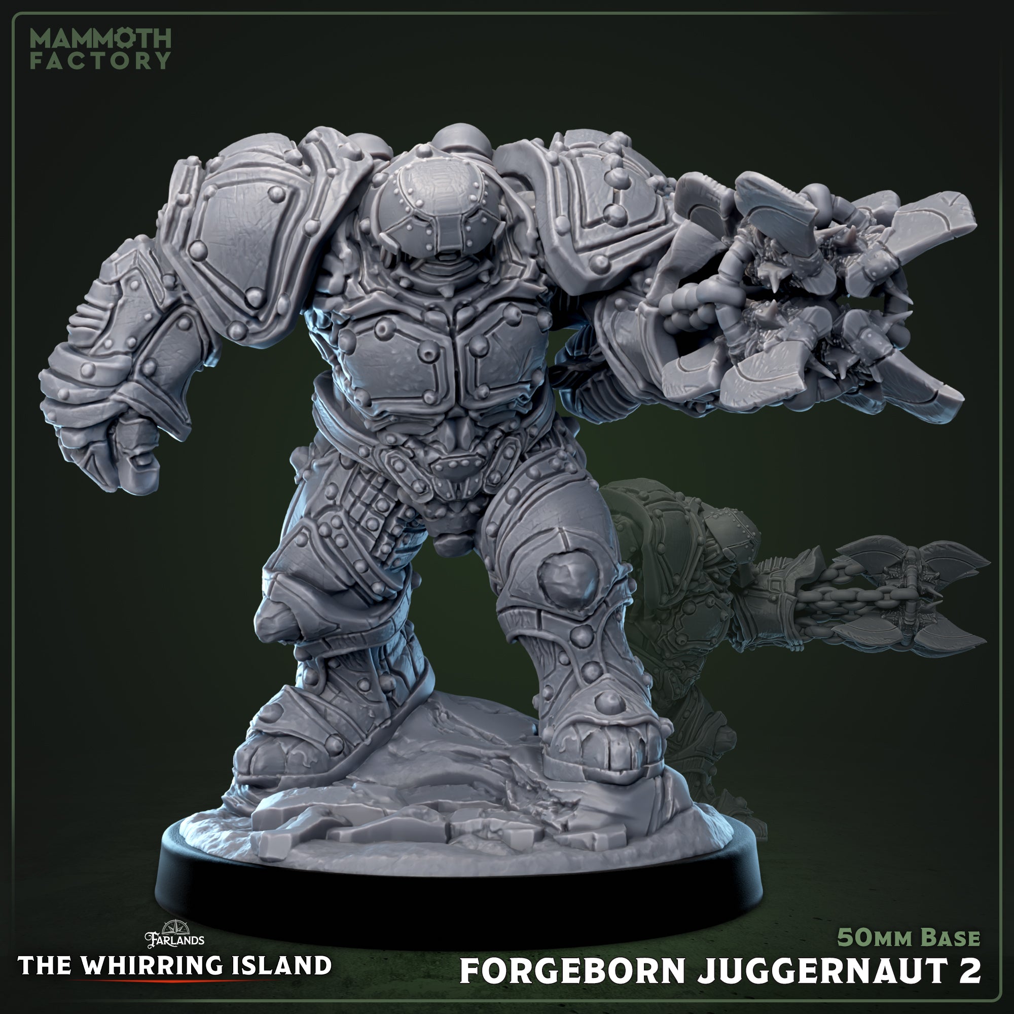Forgeborn Juggernaut - Farlands - The Whirring Island - Mammoth Factory