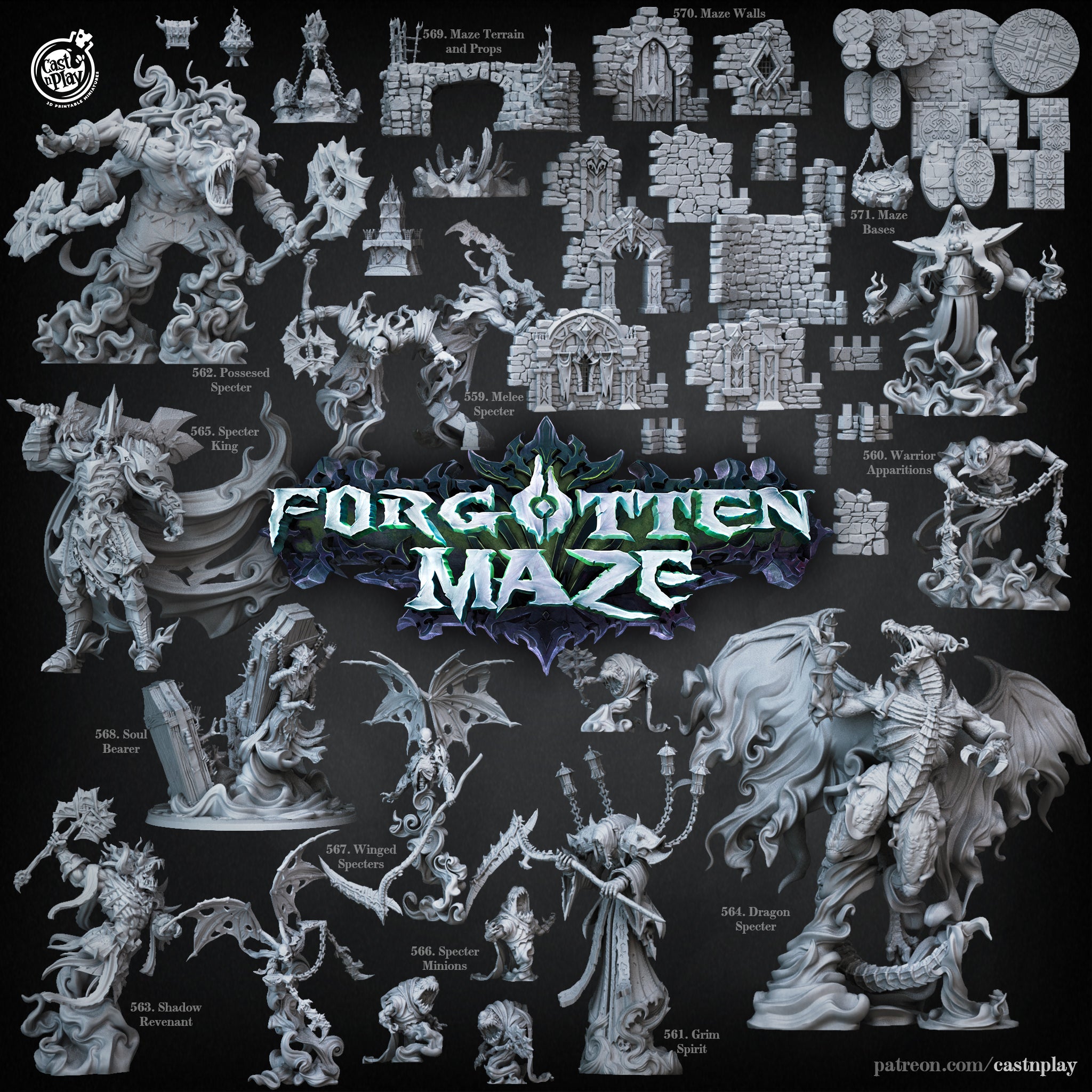 Dragon Specter - Forgotten Maze - Cast n Play