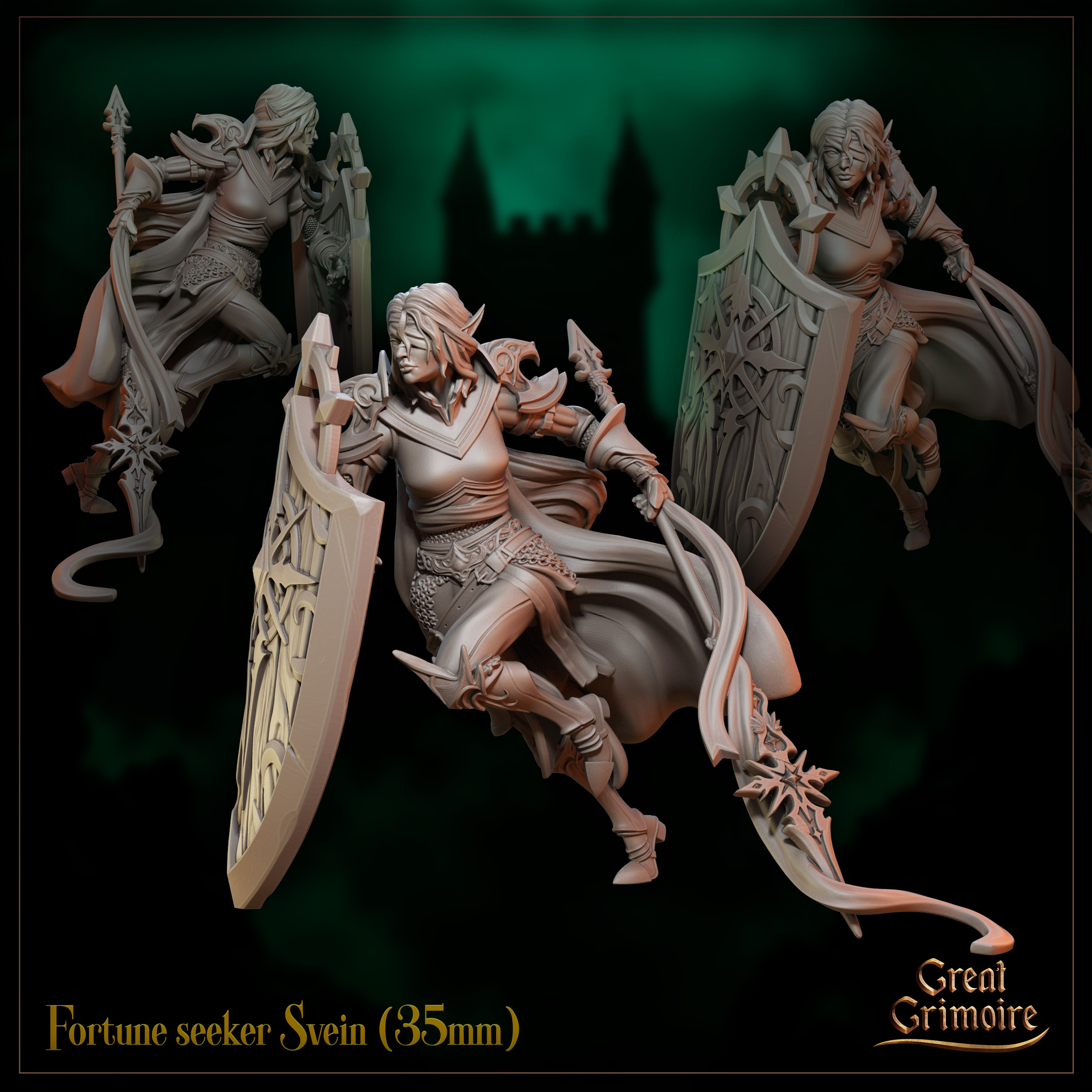 Fortune seeker Svein - Cursed Bastion - Great Grimoire