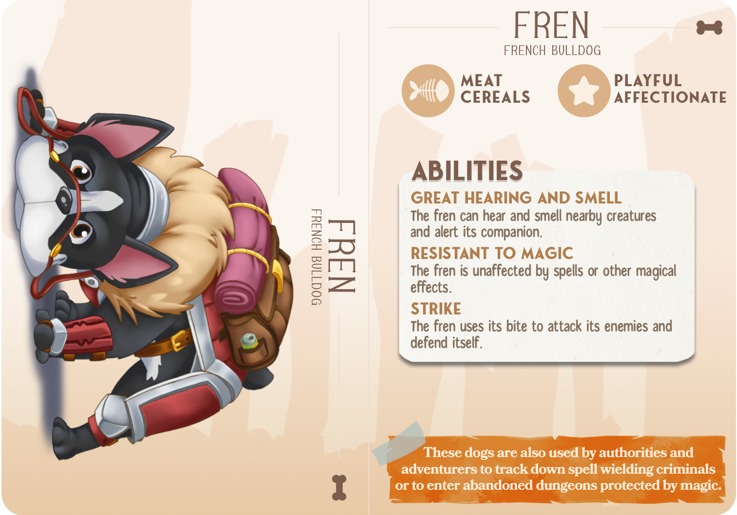 French Bulldog - Dogs - Fren - Animal Companions by Cornelia - Cast n Play