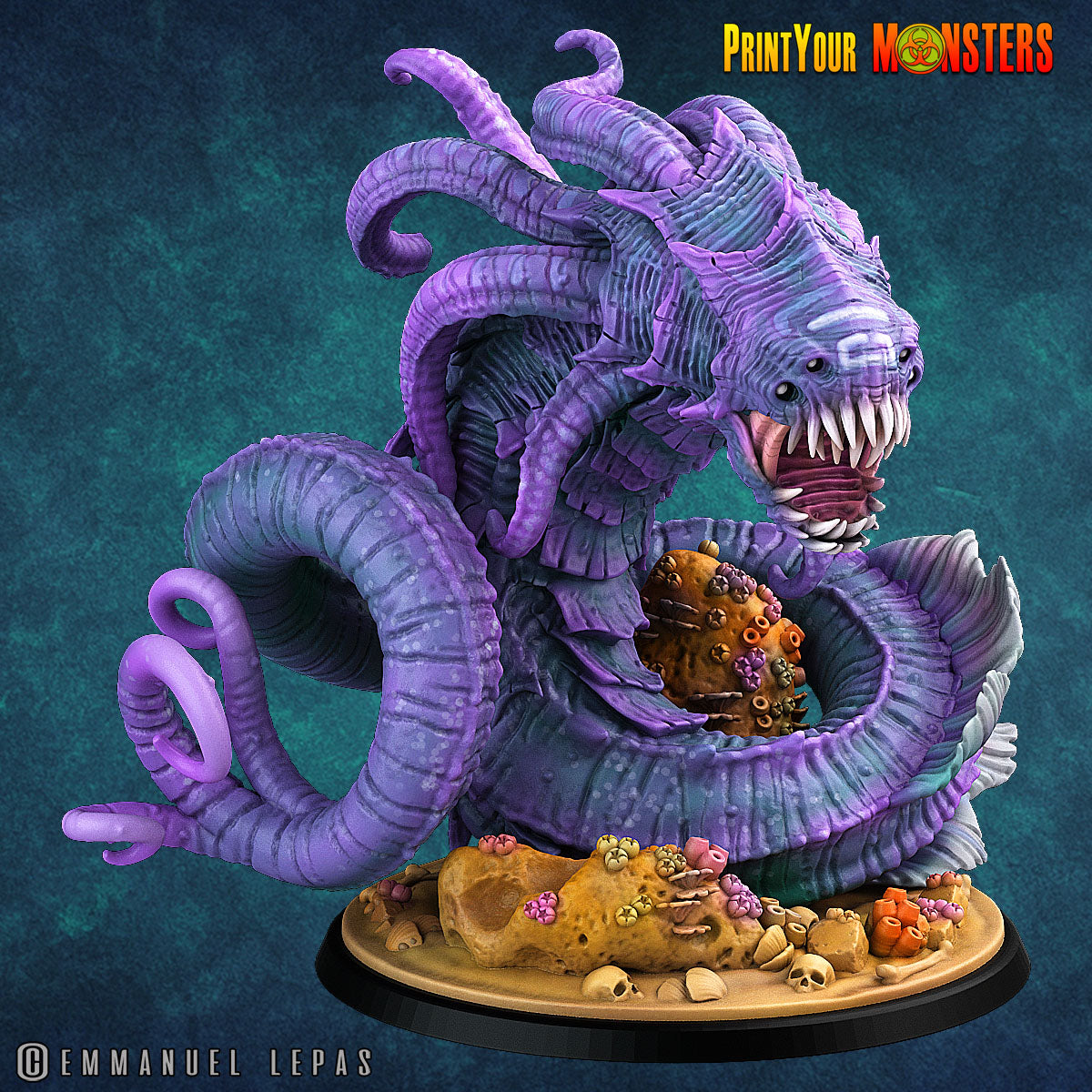 Giant Searaleth - aus der Reihe Fishman Pack von Print Your Monsters