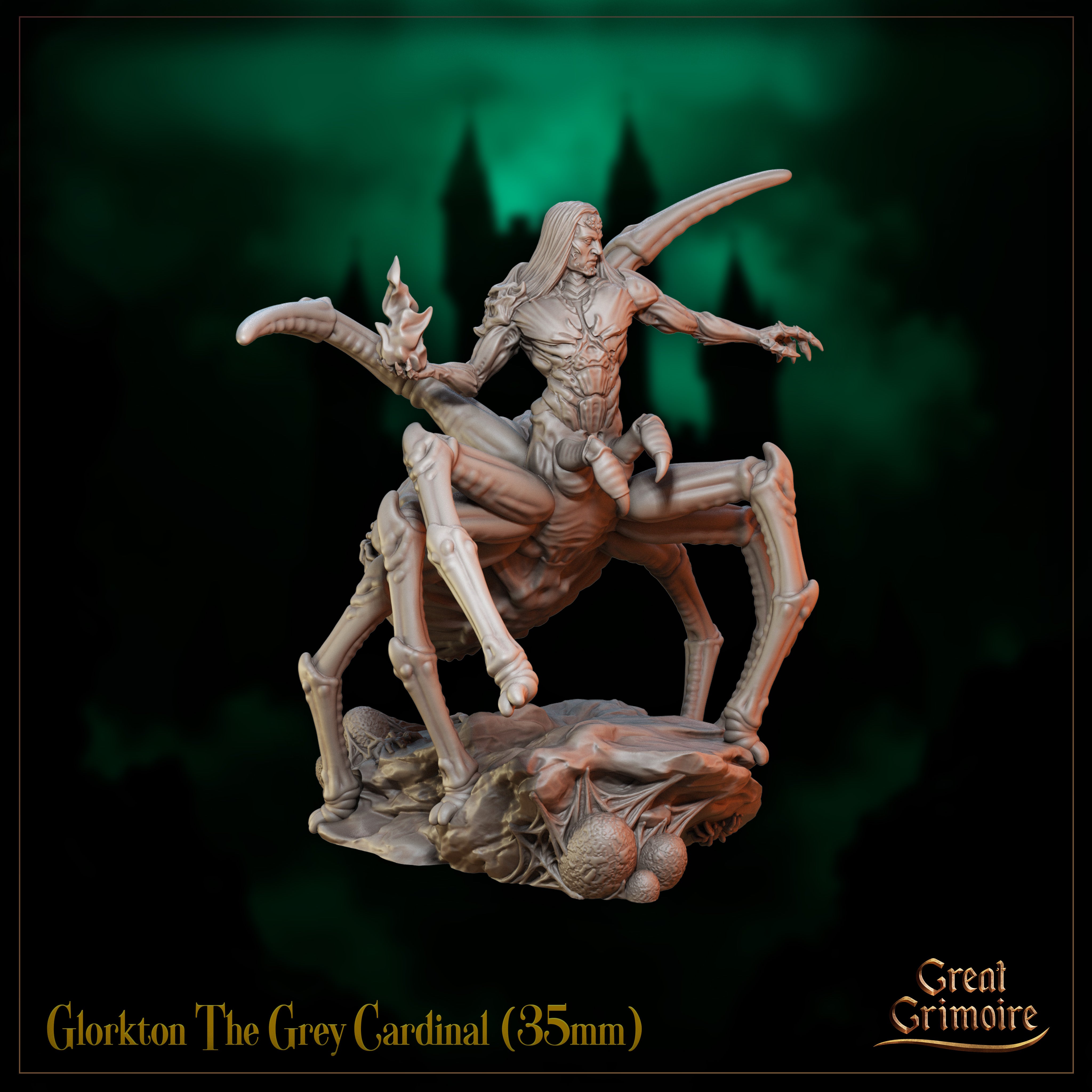 Glorkton The Grey Cardinal - Cursed Bastion - Great Grimoire