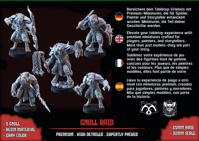 Figurenbox Gnoll Raid