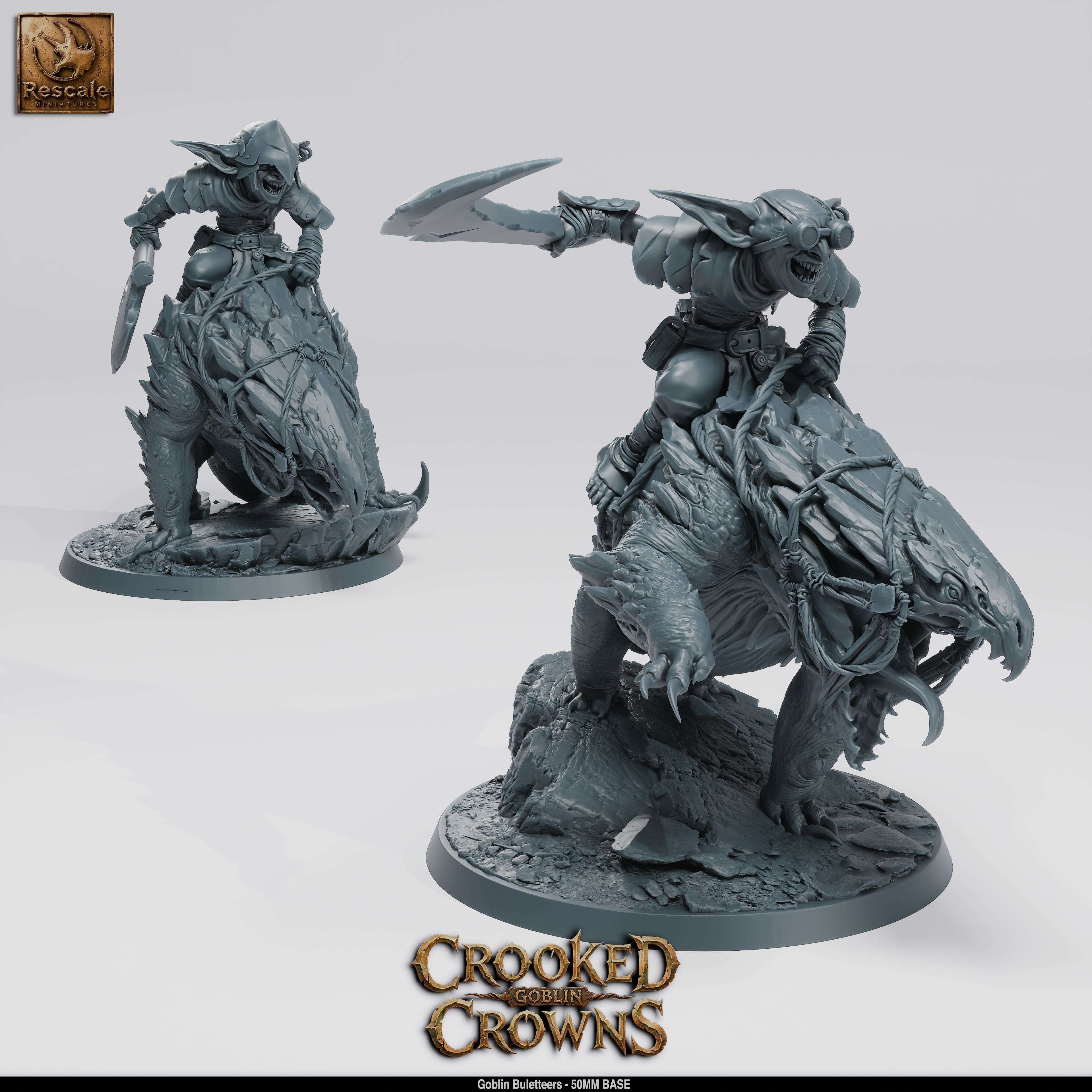 Goblin Buletteer - Crooked Crowns - Rescale Miniatures