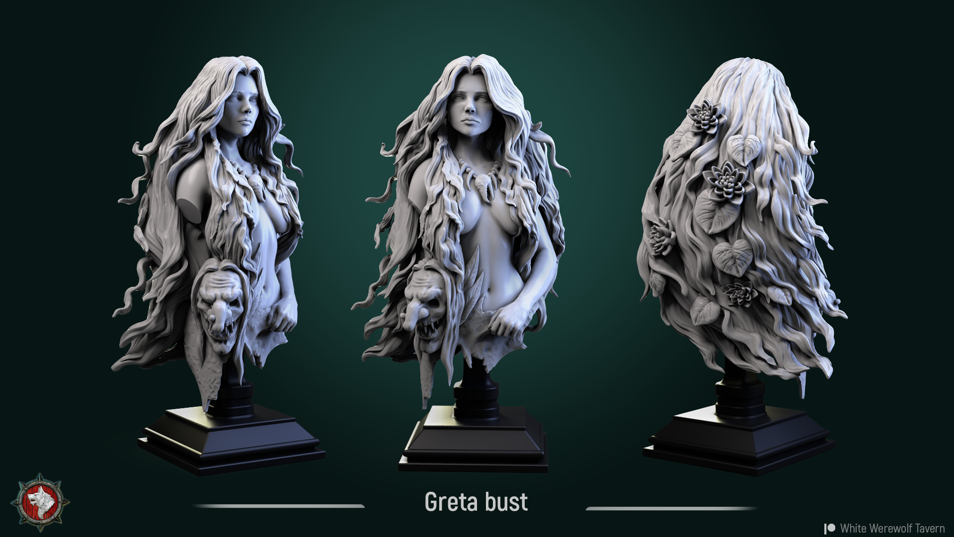 Greta - Bust aus der Reihe The Unholy Trinity von White Werewolf Tavern