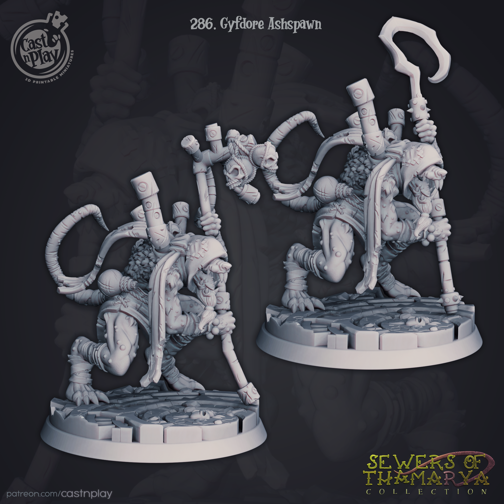 Inok Poisonghoul - from the Sewers of Thamarya series by Cast n Play