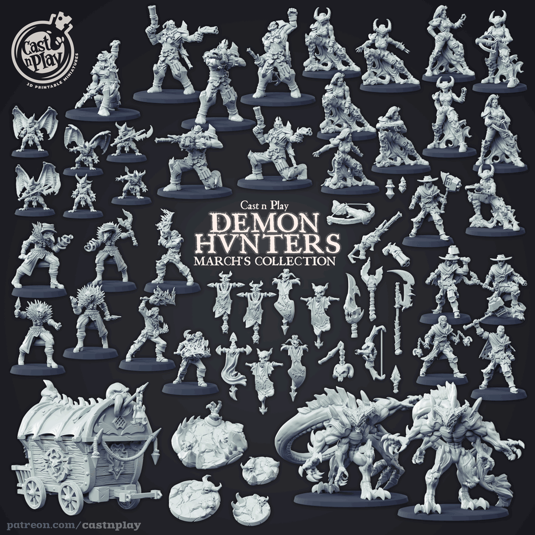 Multi Armed Demon - from the Demon Hunters series by Cast n Play
