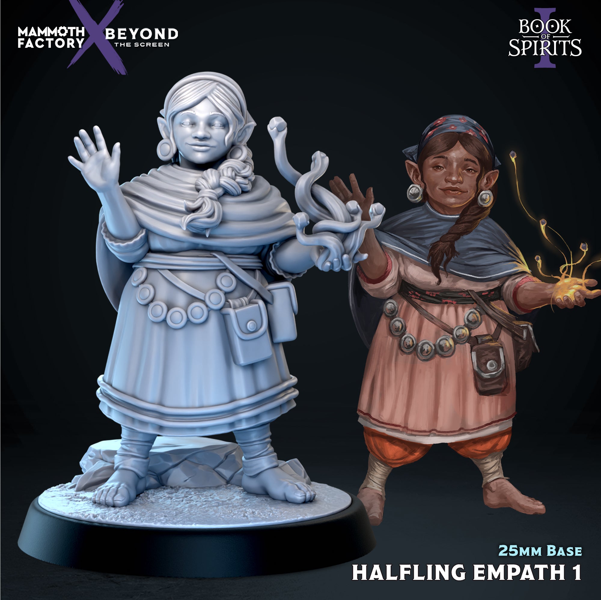 Amantea Halfling Empath - Lady of Lamentation - Book of Spirits 1 - Mammoth Factory