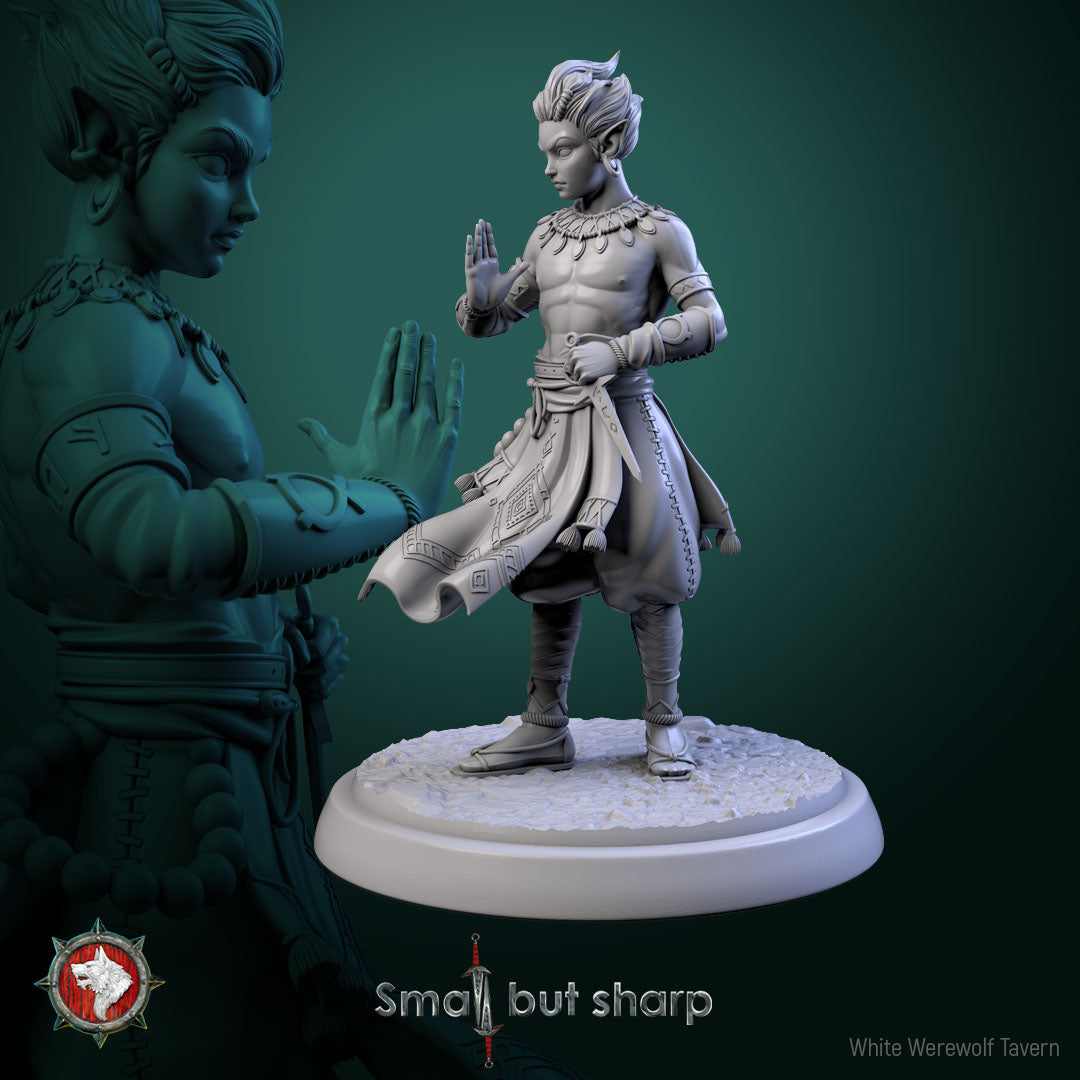 Halfling Monk - aus der Reihe Small but Sharp von White Werewolf Tavern