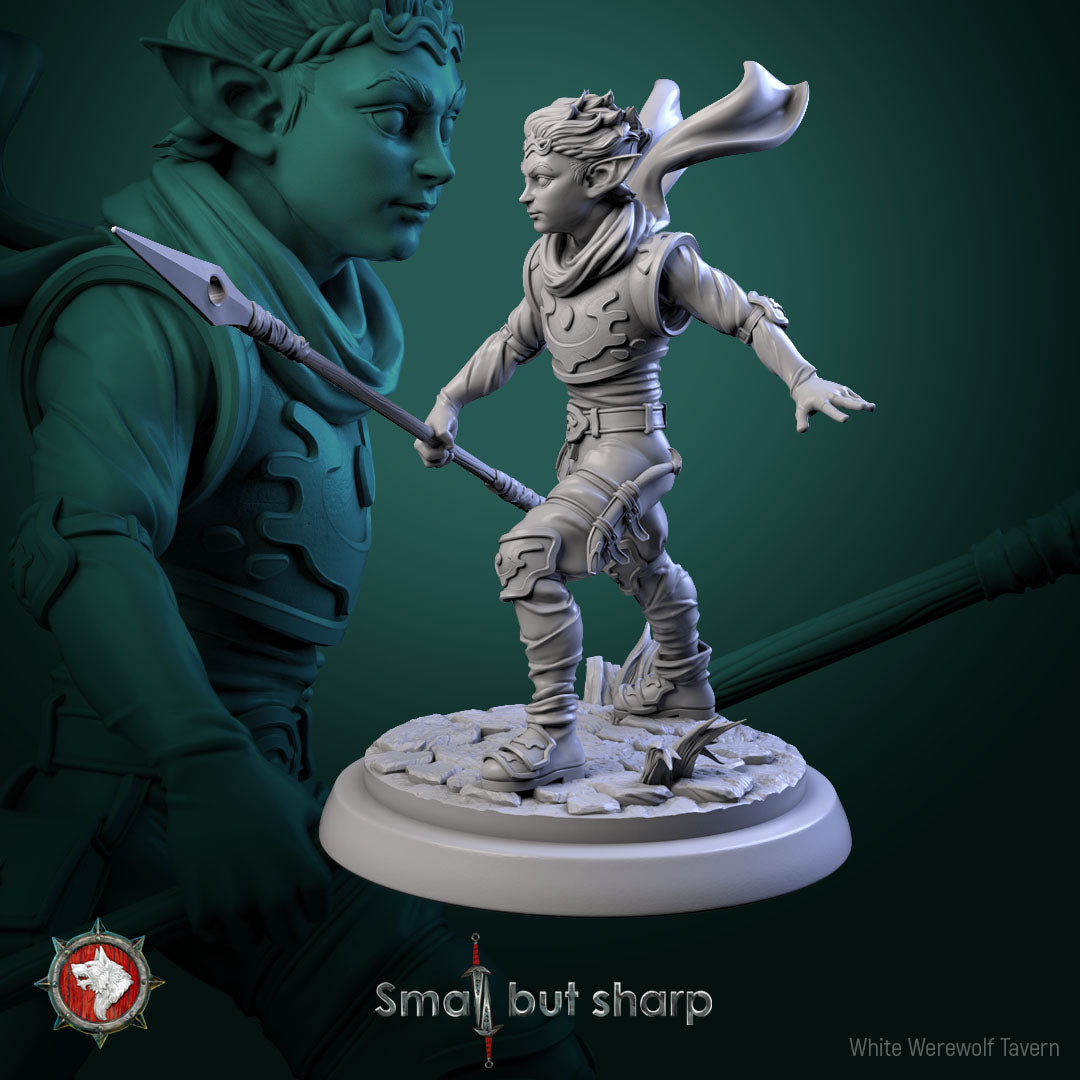 Halfling Warrior - aus der Reihe Small but Sharp von White Werewolf Tavern