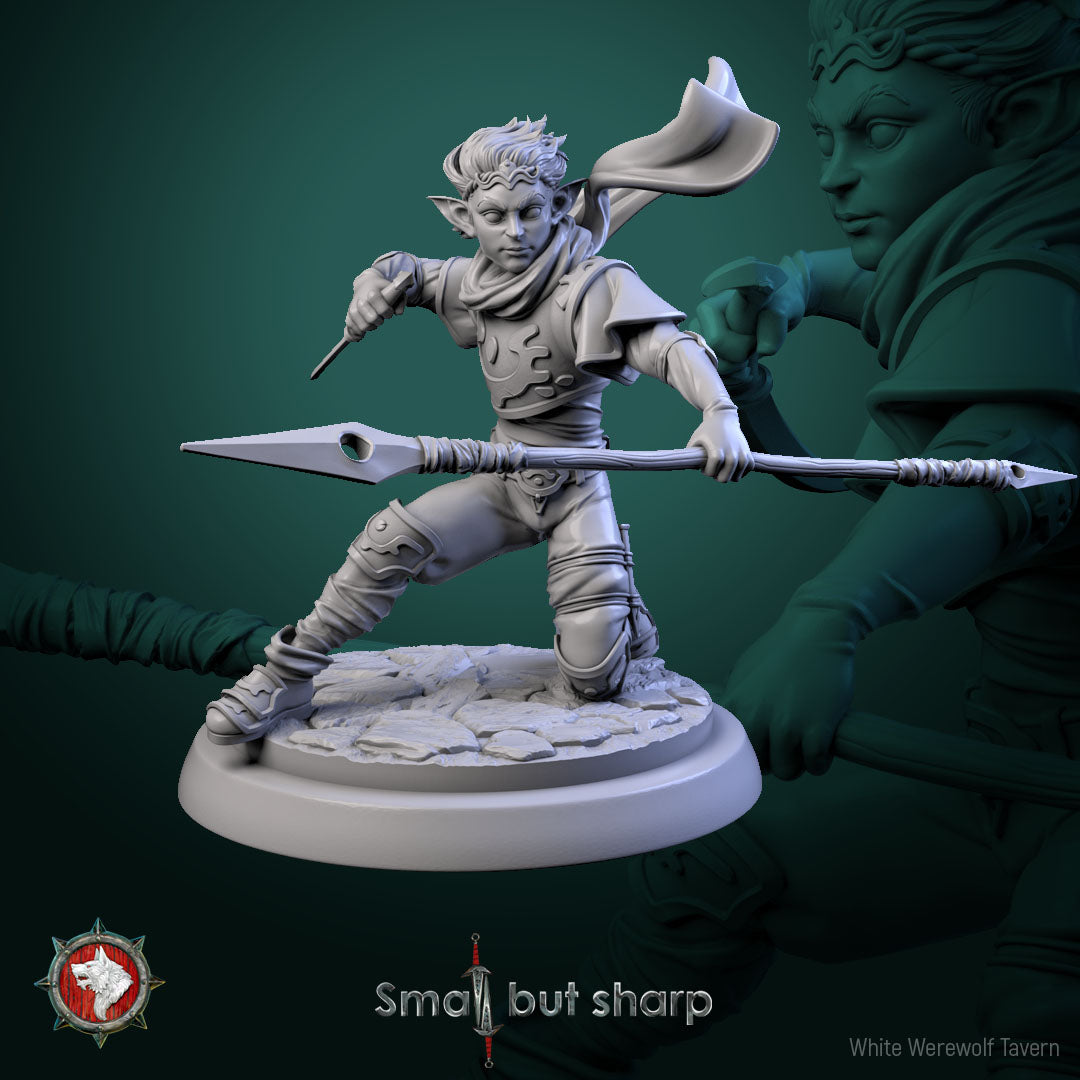 Halfling Warrior - aus der Reihe Small but Sharp von White Werewolf Tavern