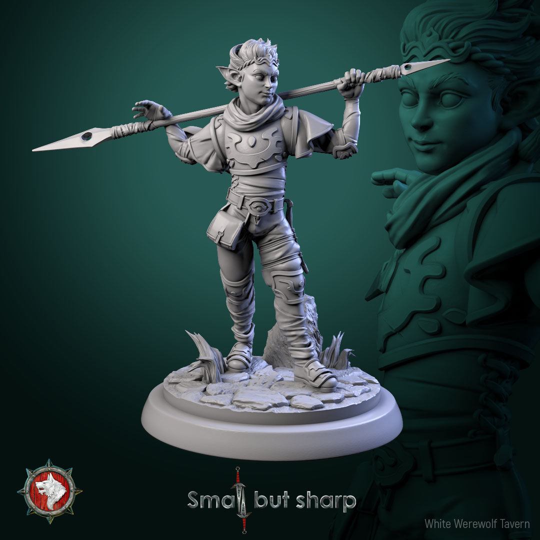 Halfling Warrior - aus der Reihe Small but Sharp von White Werewolf Tavern