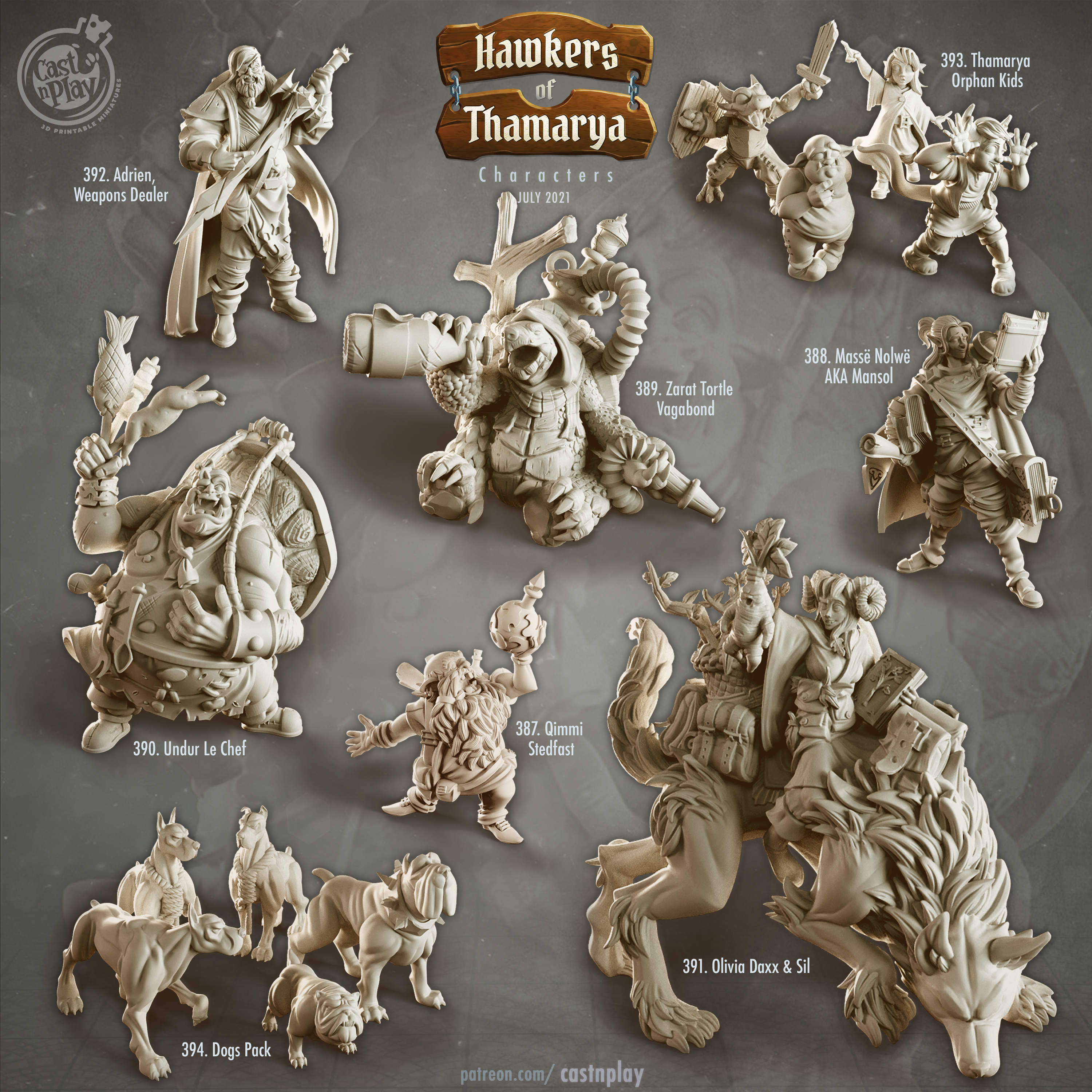 Qimmi Stedfast - Hawkers Of Thamarya - Cast n Play