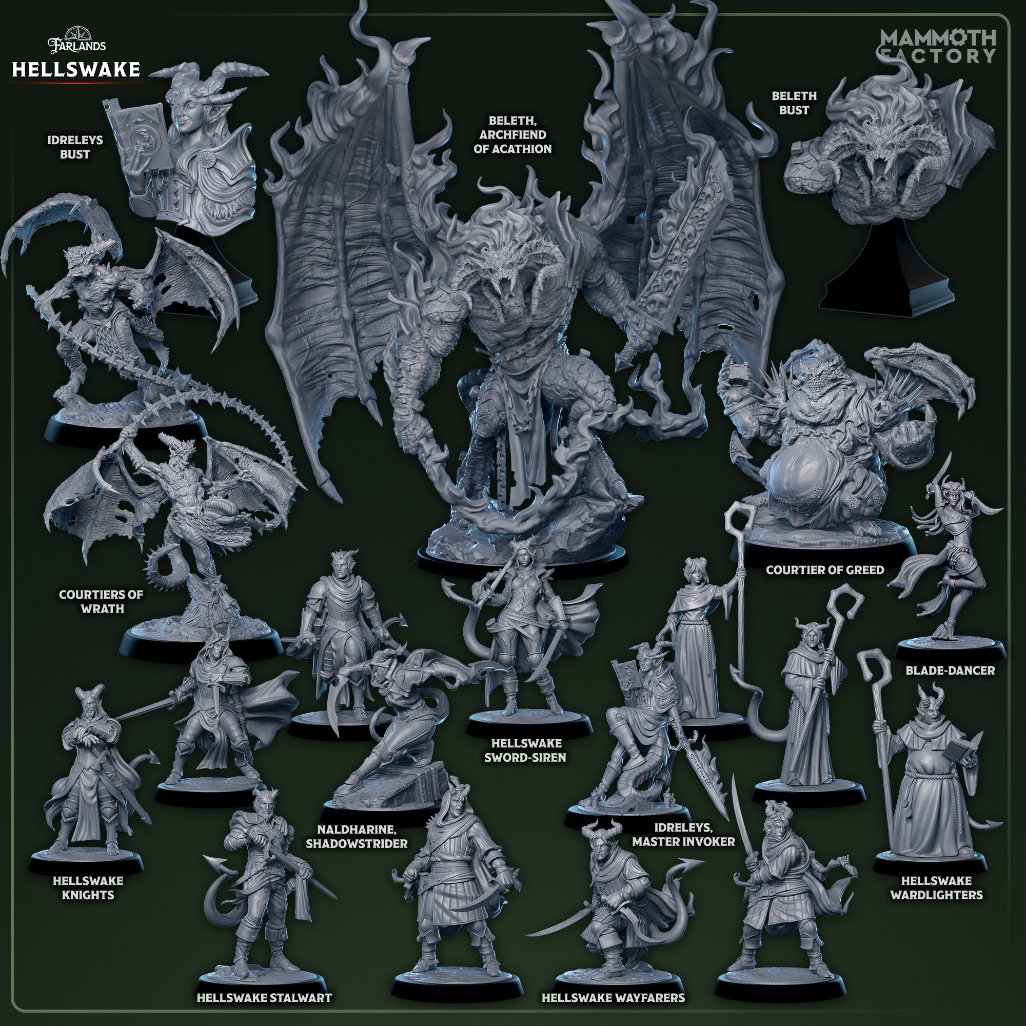 Idreleys Master Invoker - aus der Reihe Hellswake von Mammoth Factory