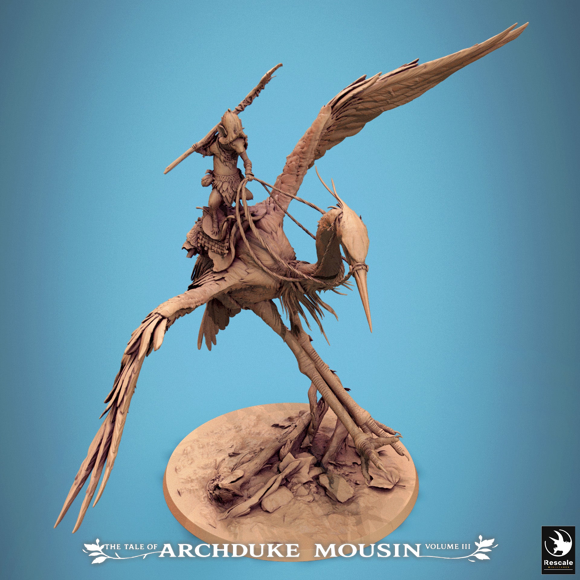Mouse on Heron Landing - Tales of Archduke Mousin III - Rescale Miniatures