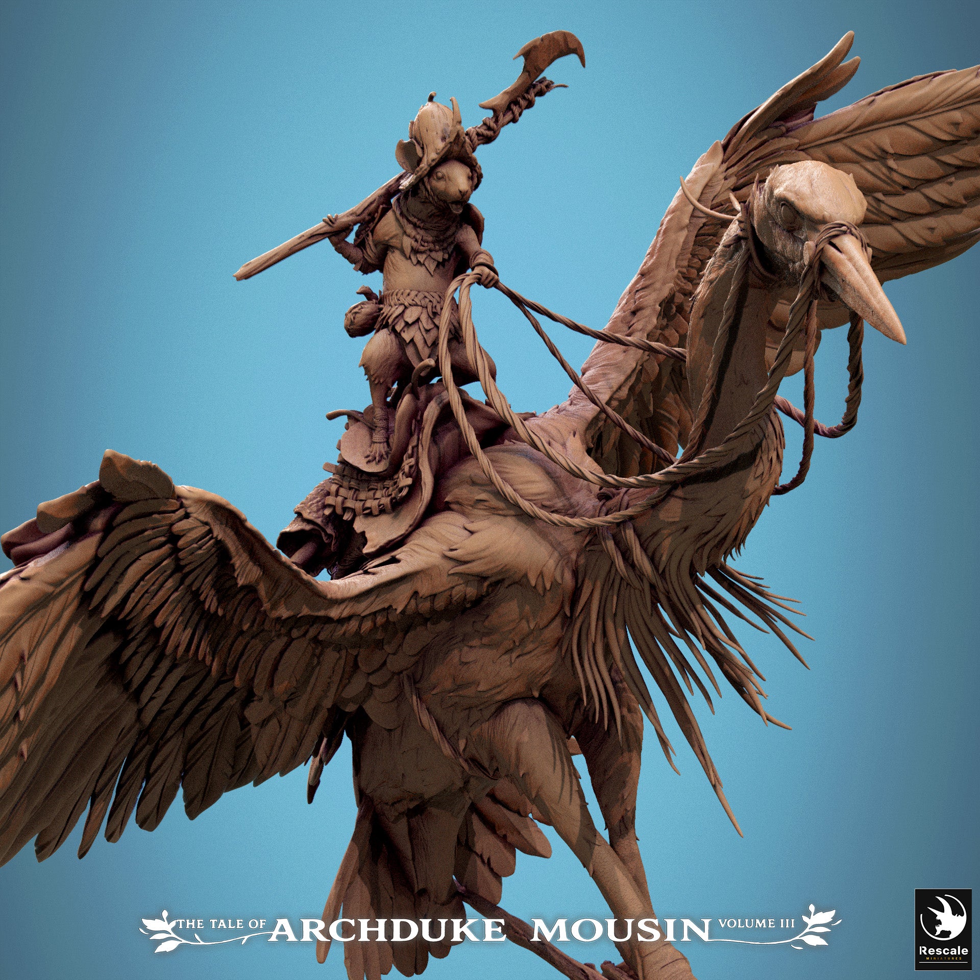 Mouse on Heron Landing - Tales of Archduke Mousin III - Rescale Miniatures
