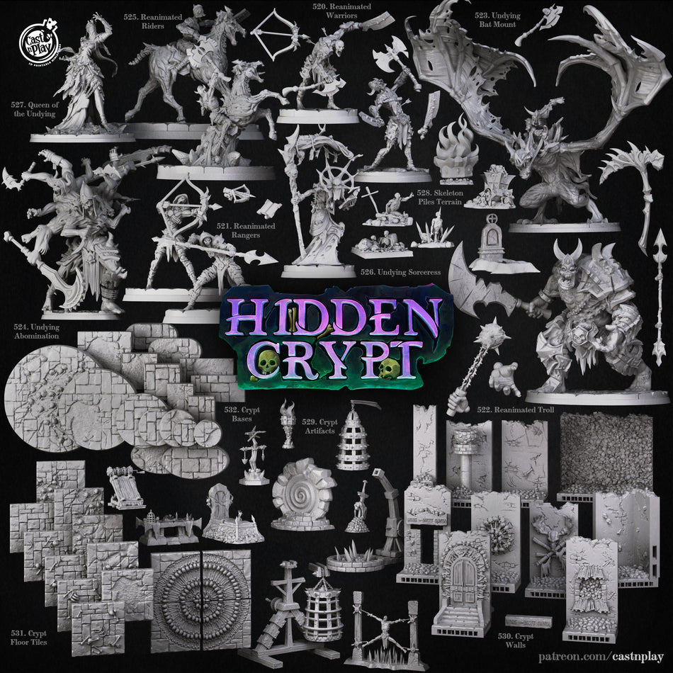 Undying Sorceress - Hidden Crypt - Cast n Play