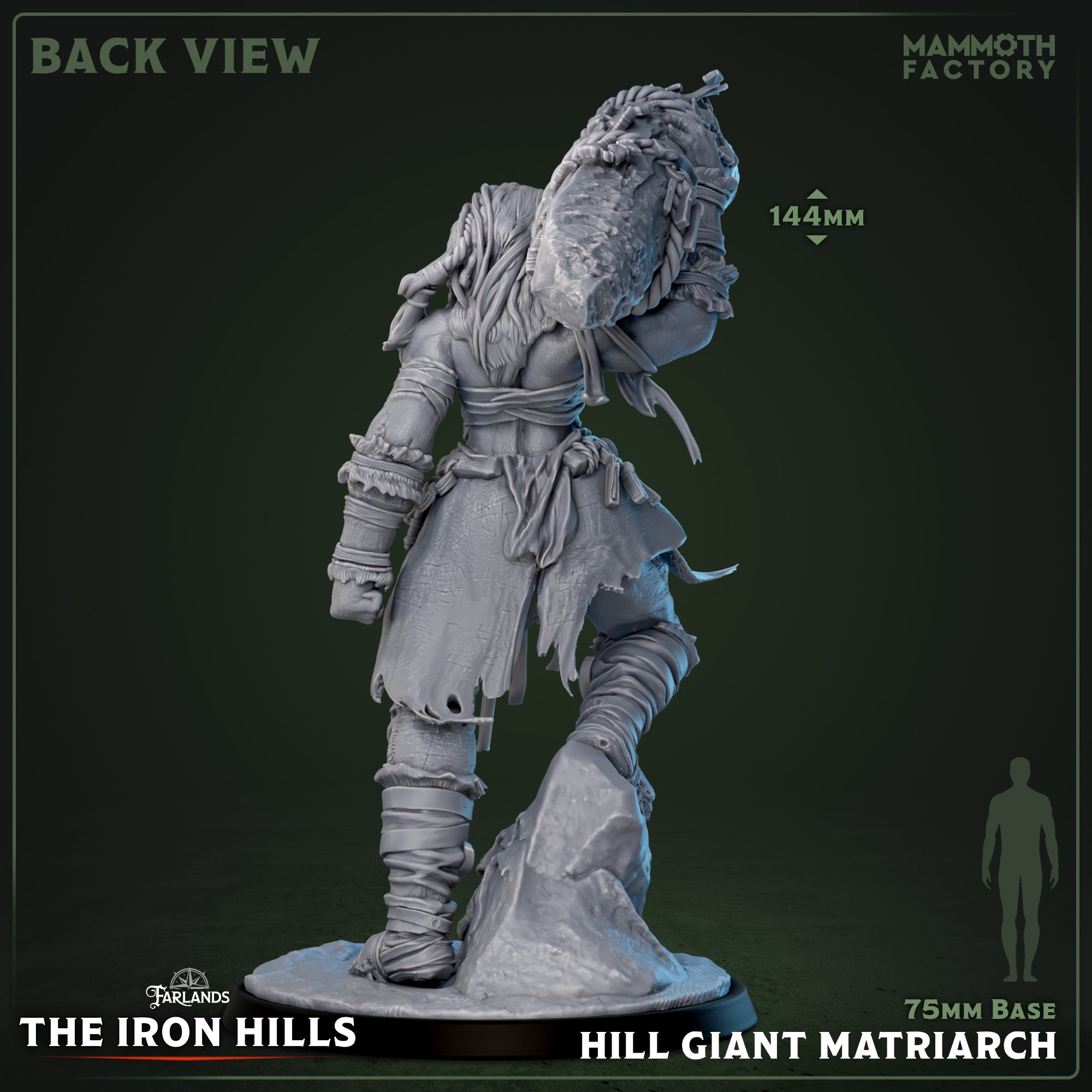 Hill Giant Matriarch - aus der Reihe The Iron Hills Collection von Mammoth Factory