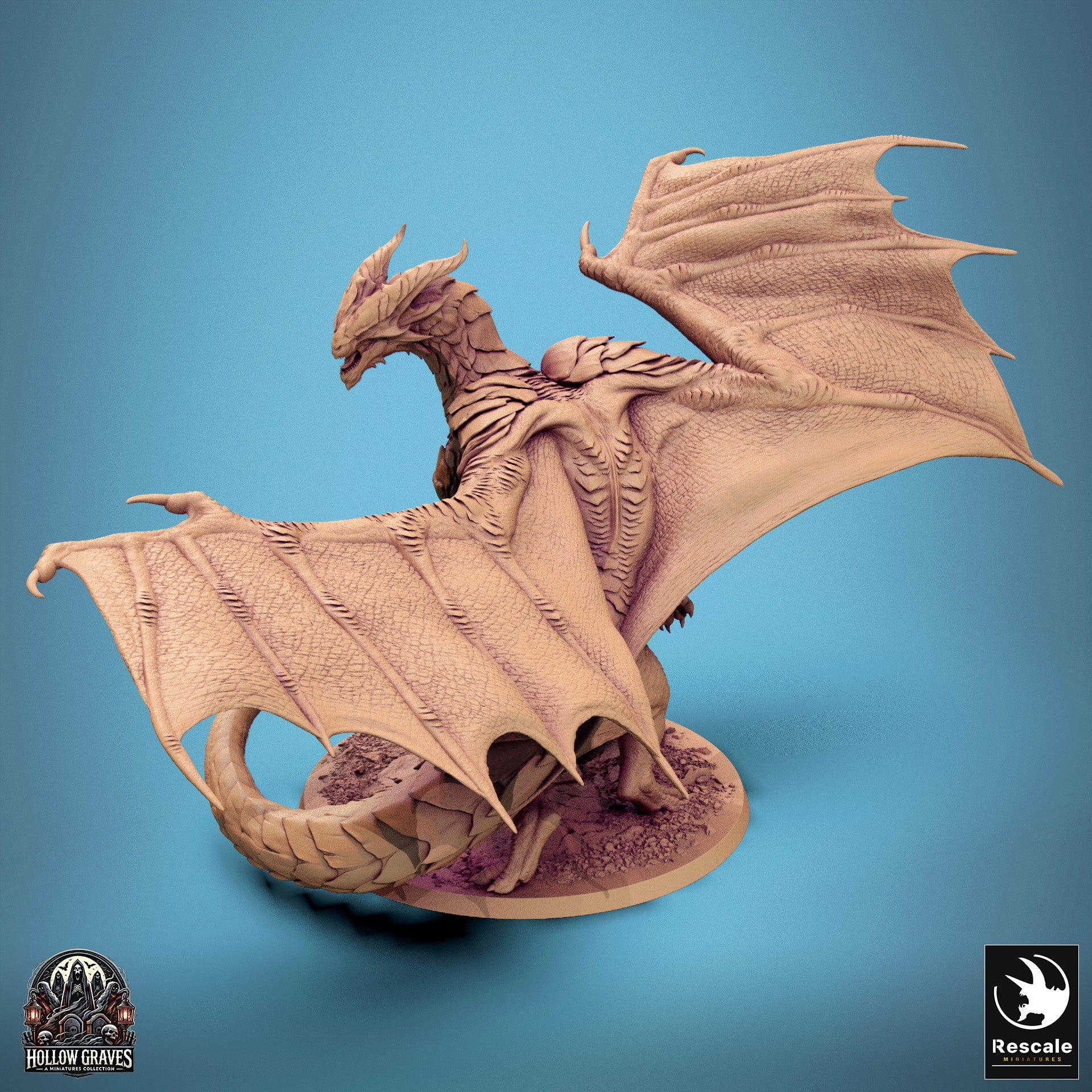 Copper Dragon - aus der Reihe Hollow Graves von Rescale Miniatures