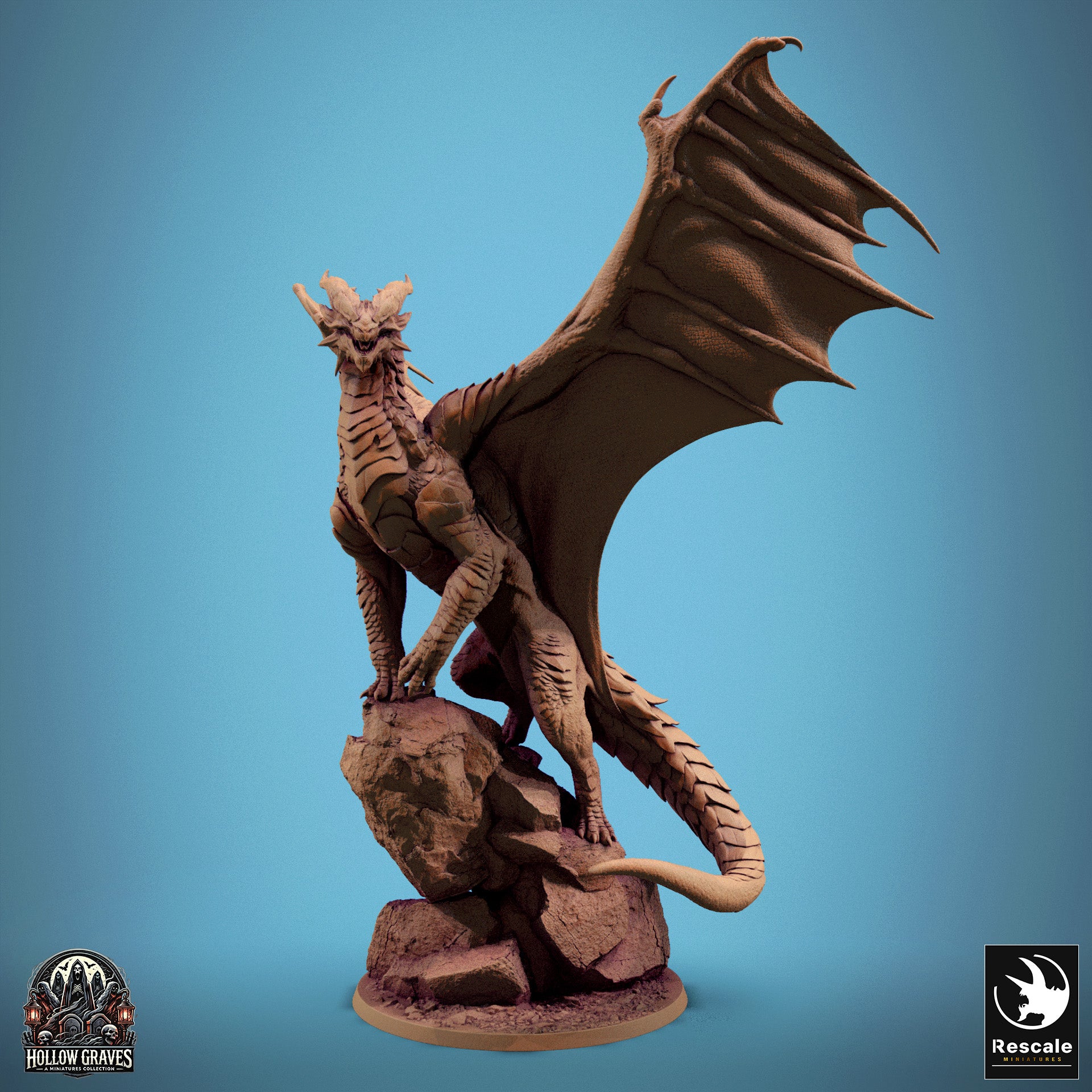 Copper Dragon - aus der Reihe Hollow Graves von Rescale Miniatures