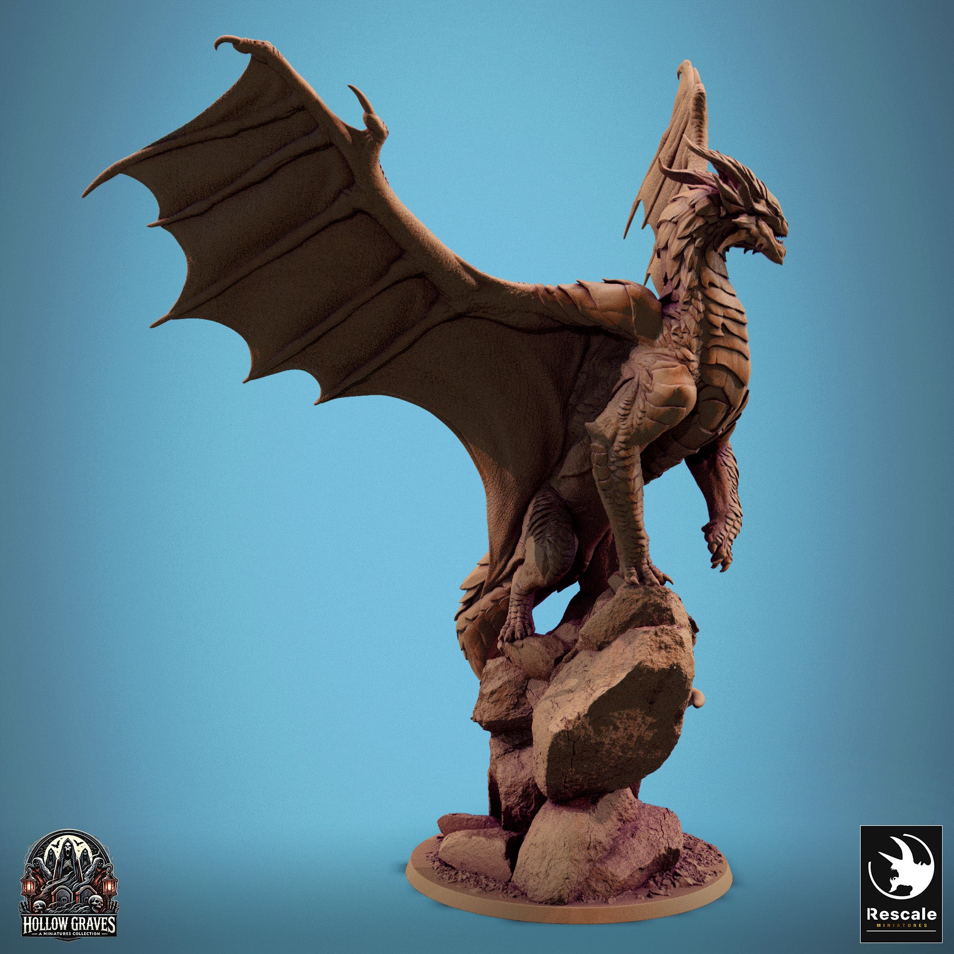Copper Dragon - aus der Reihe Hollow Graves von Rescale Miniatures
