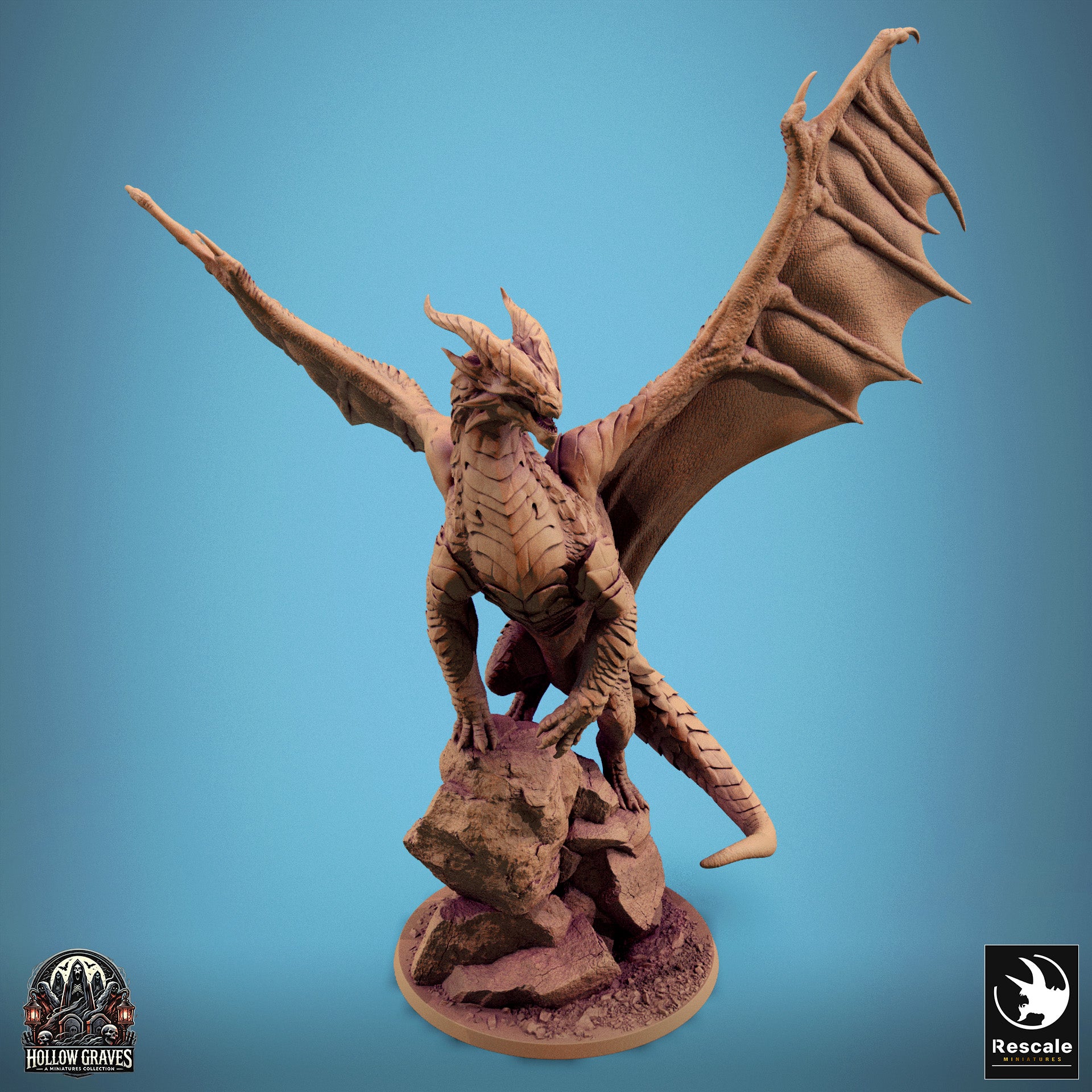Copper Dragon - aus der Reihe Hollow Graves von Rescale Miniatures