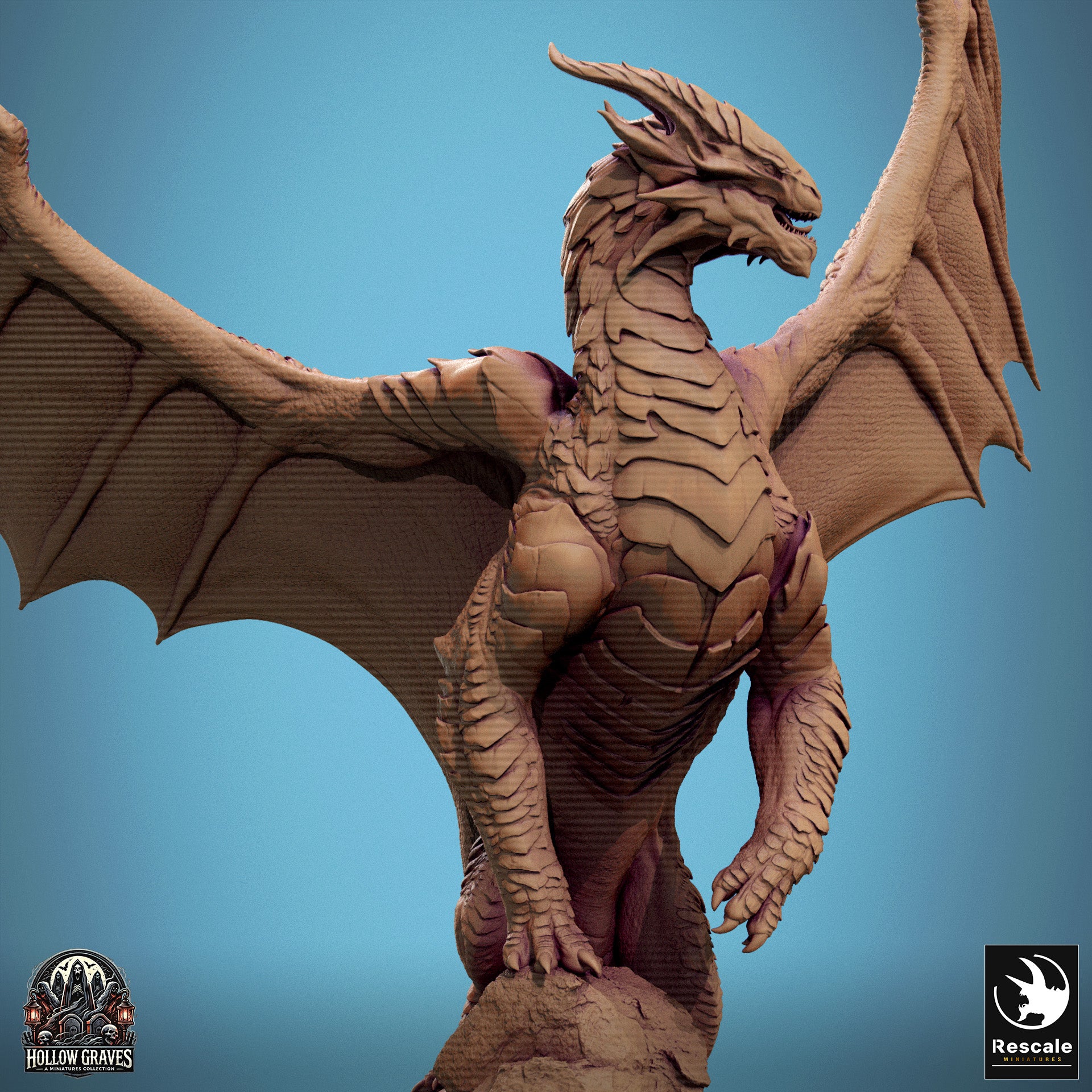 Copper Dragon - aus der Reihe Hollow Graves von Rescale Miniatures
