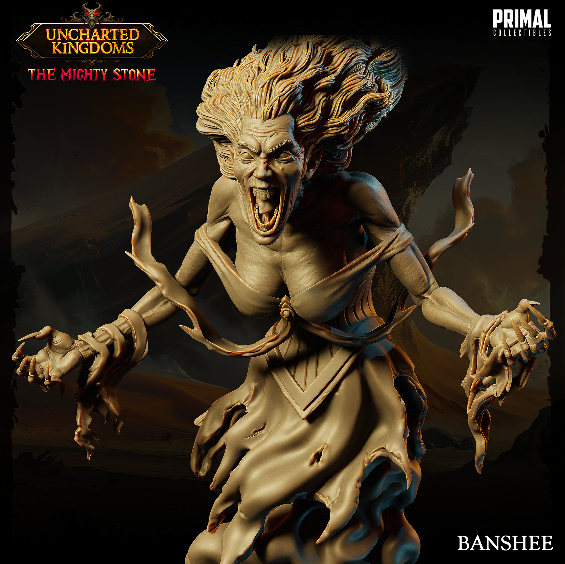 Banshee - aus der Reihe Uncharted Kingdoms/ The Mighty Stone von Primal Collectibles