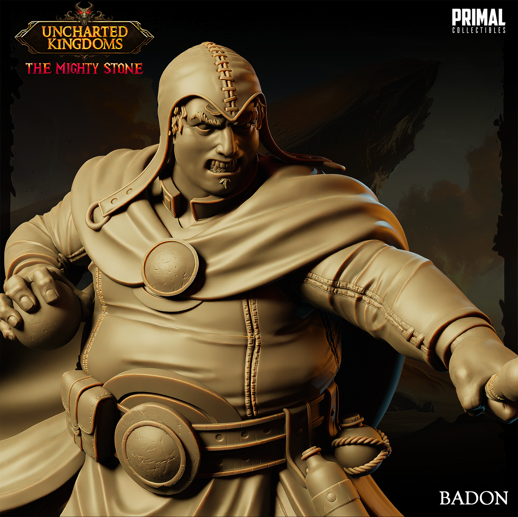 Badon - aus der Reihe Uncharted Kingdoms/ The Mighty Stone von Primal Collectibles