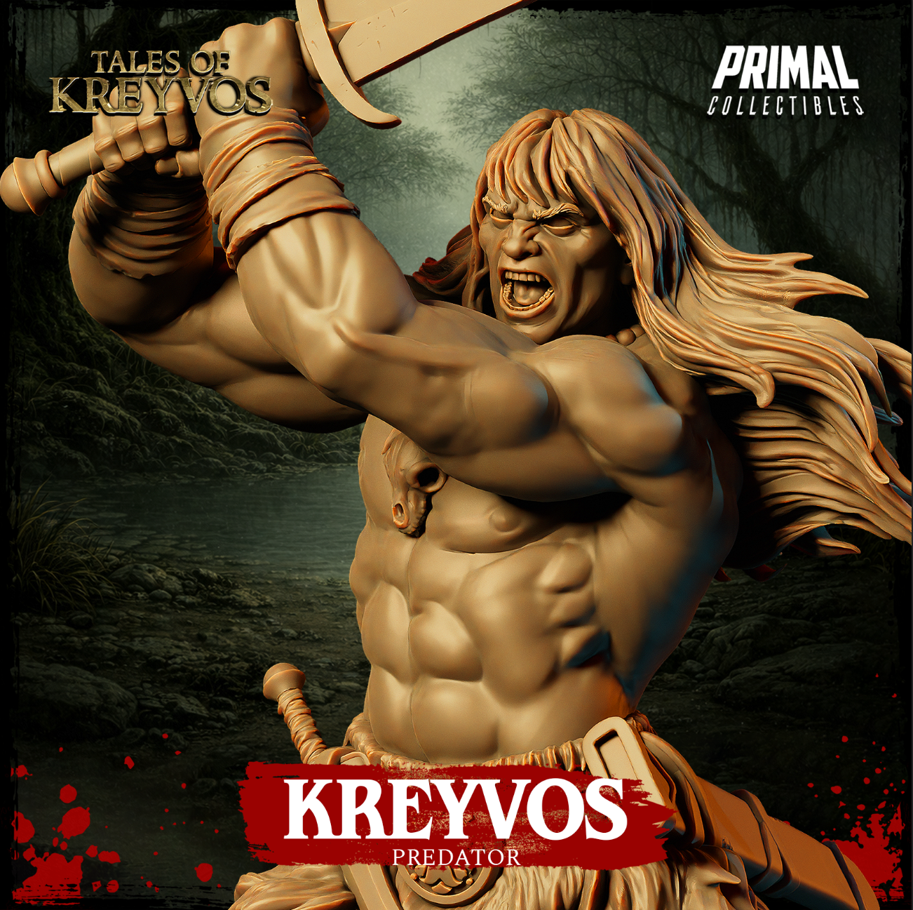 Barbarian Kreyvos - Tales of Kreyvos - Primal Collectibles