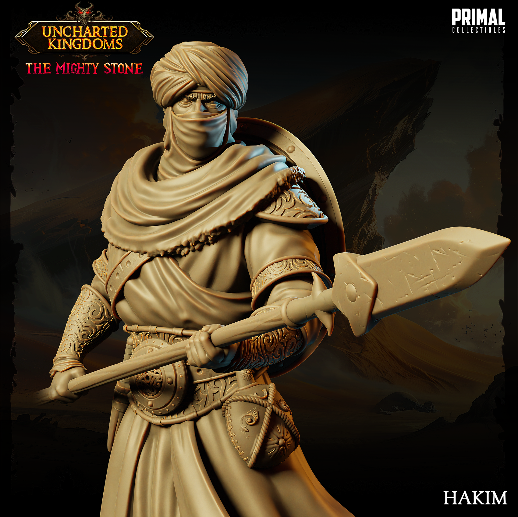 Hakim - aus der Reihe Uncharted Kingdoms/ The Mighty Stone von Primal Collectibles