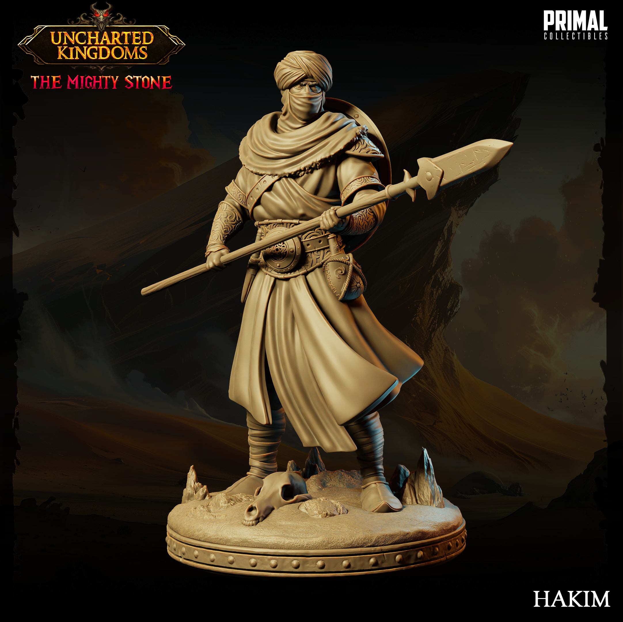 Hakim - aus der Reihe Uncharted Kingdoms/ The Mighty Stone von Primal Collectibles