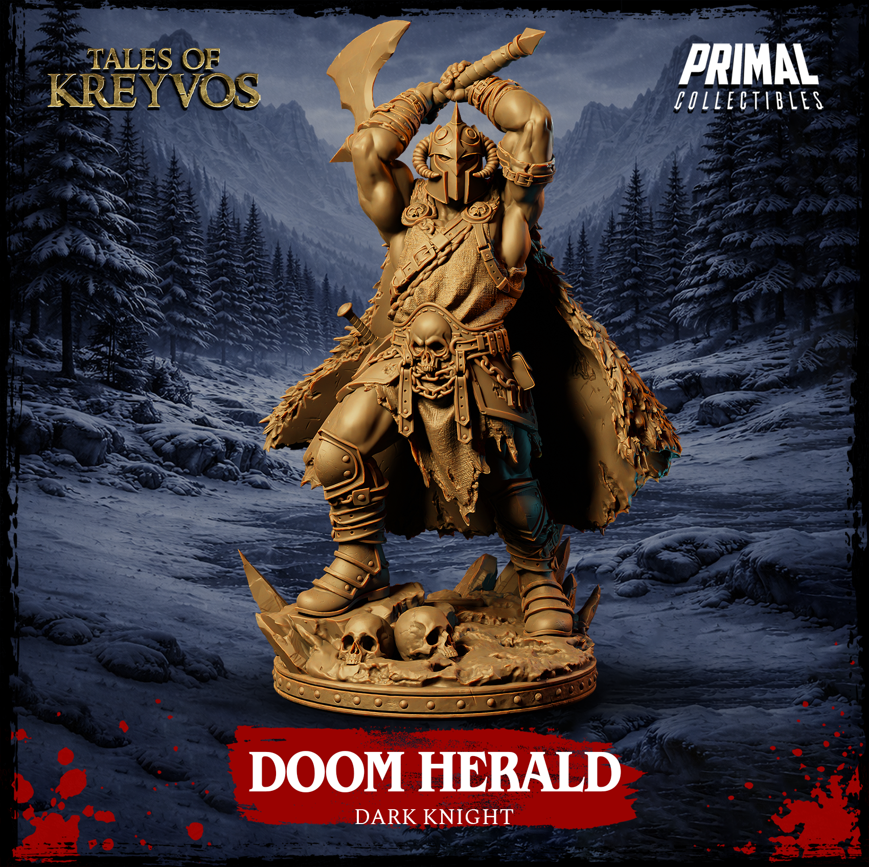 Dark Knight Doom Herald - Tales of Lreyvos - Primal Collectibles