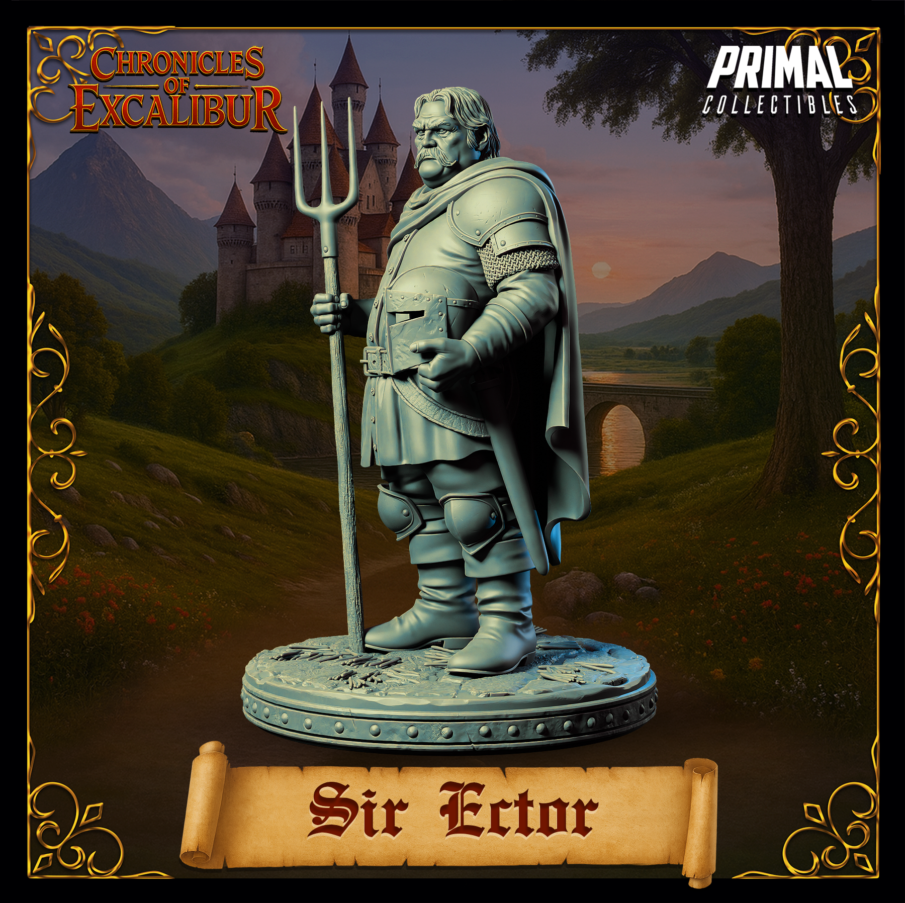 Knight Sir Ector - Chronicles of Excalibur - Primal Collectibles